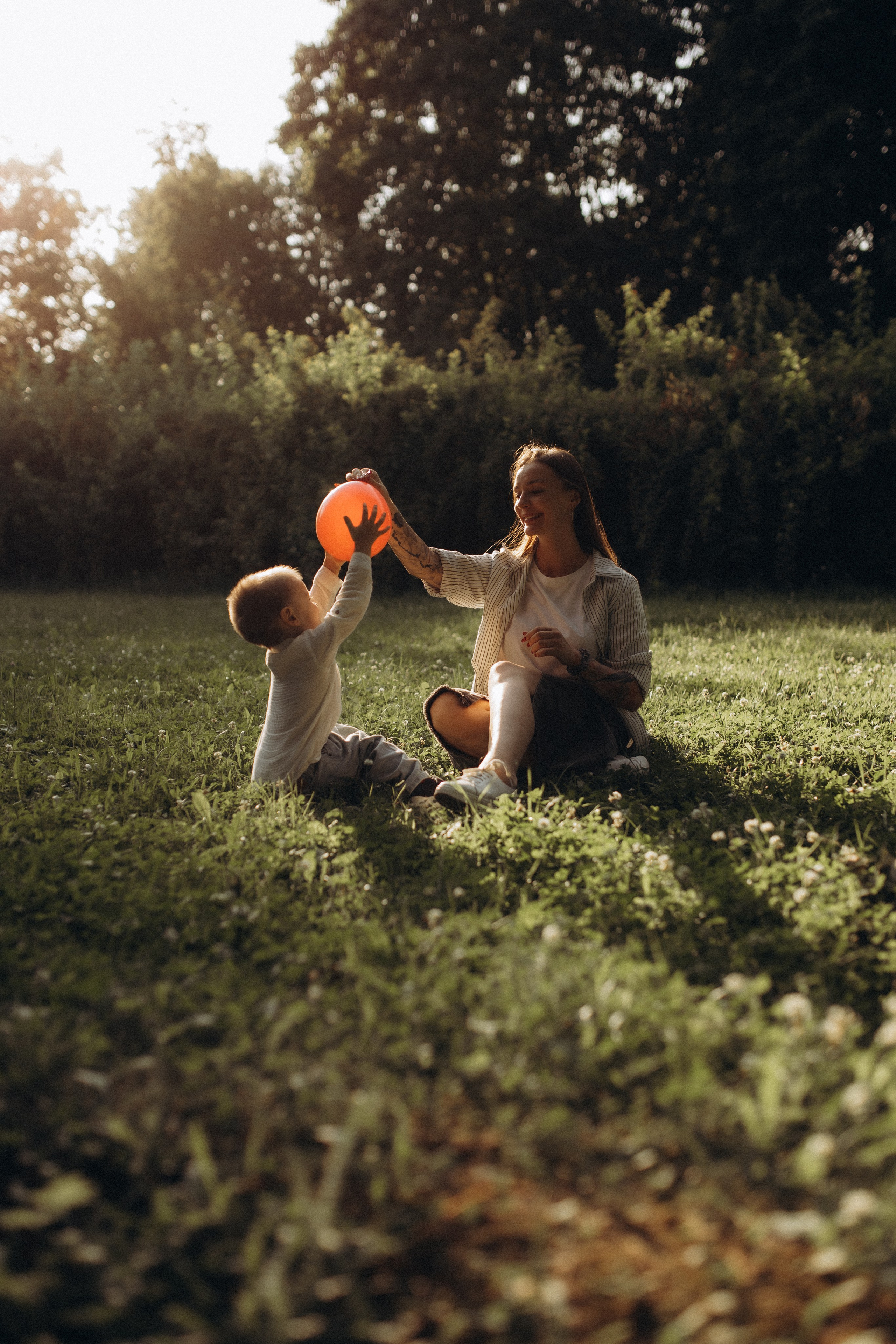 Прогулка в парке Саша и Мирон. Семейный фотограф в Москве и Люберцах Юлия Гуськова