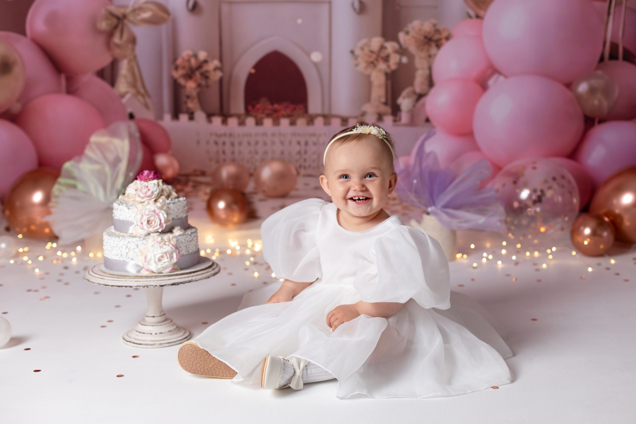 С тортиком. Фотограф новорождённых Псков