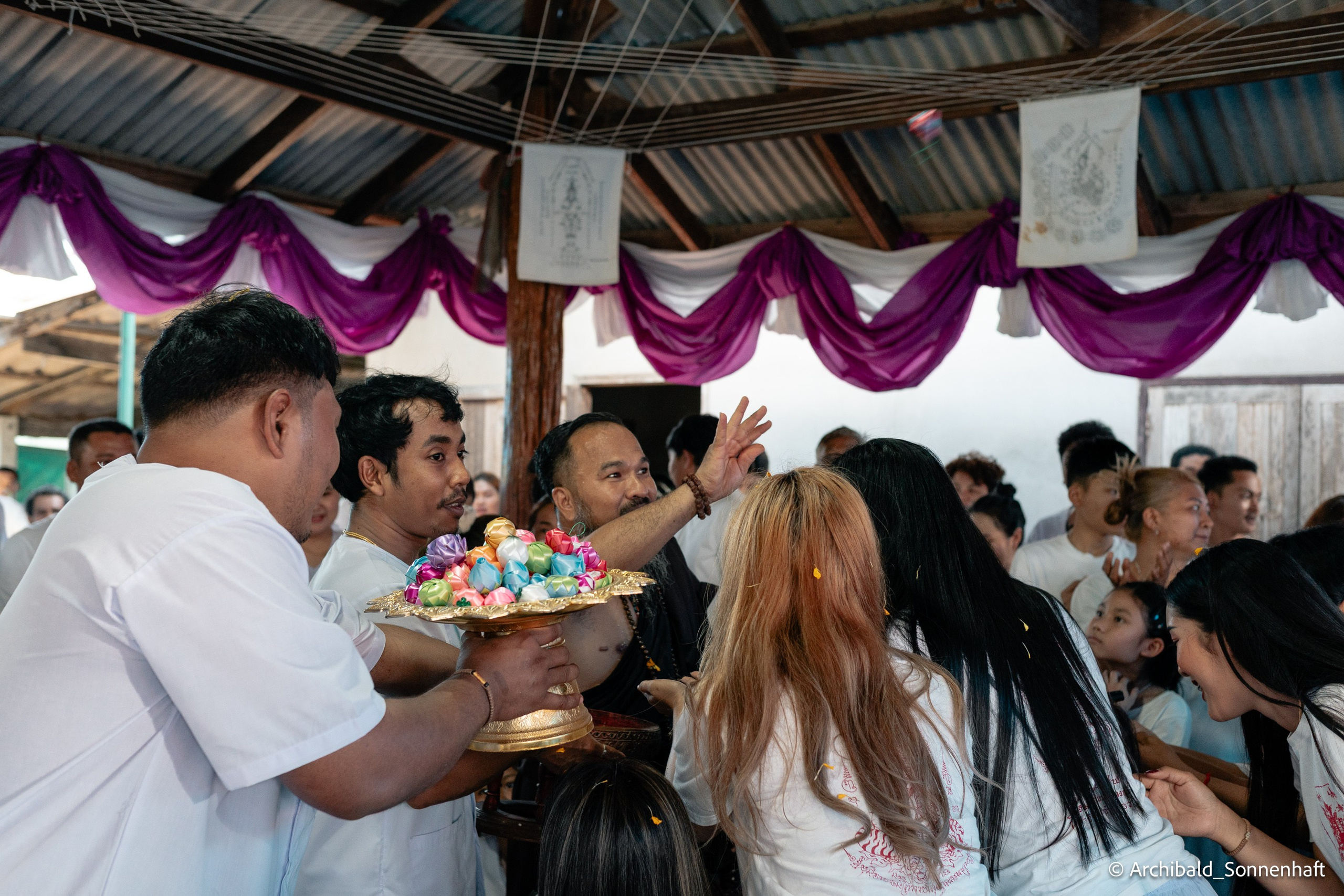 Thai monk. Photographer in Guangzhou, China. Archibald Sonnenhaft