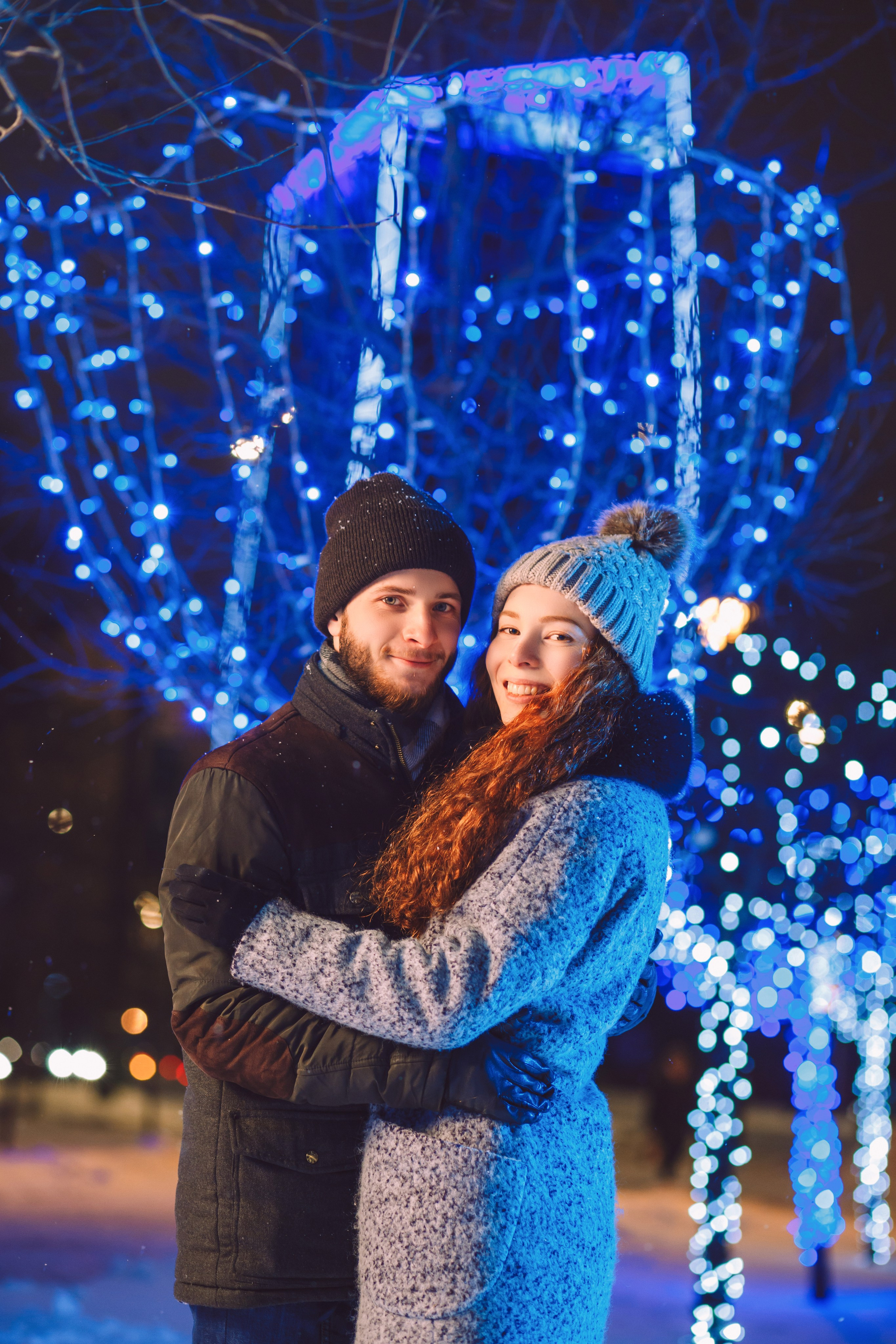 НеХолодная ночь Вити и Кристины. Профессиональный фотограф в Ижевске Леша Петров