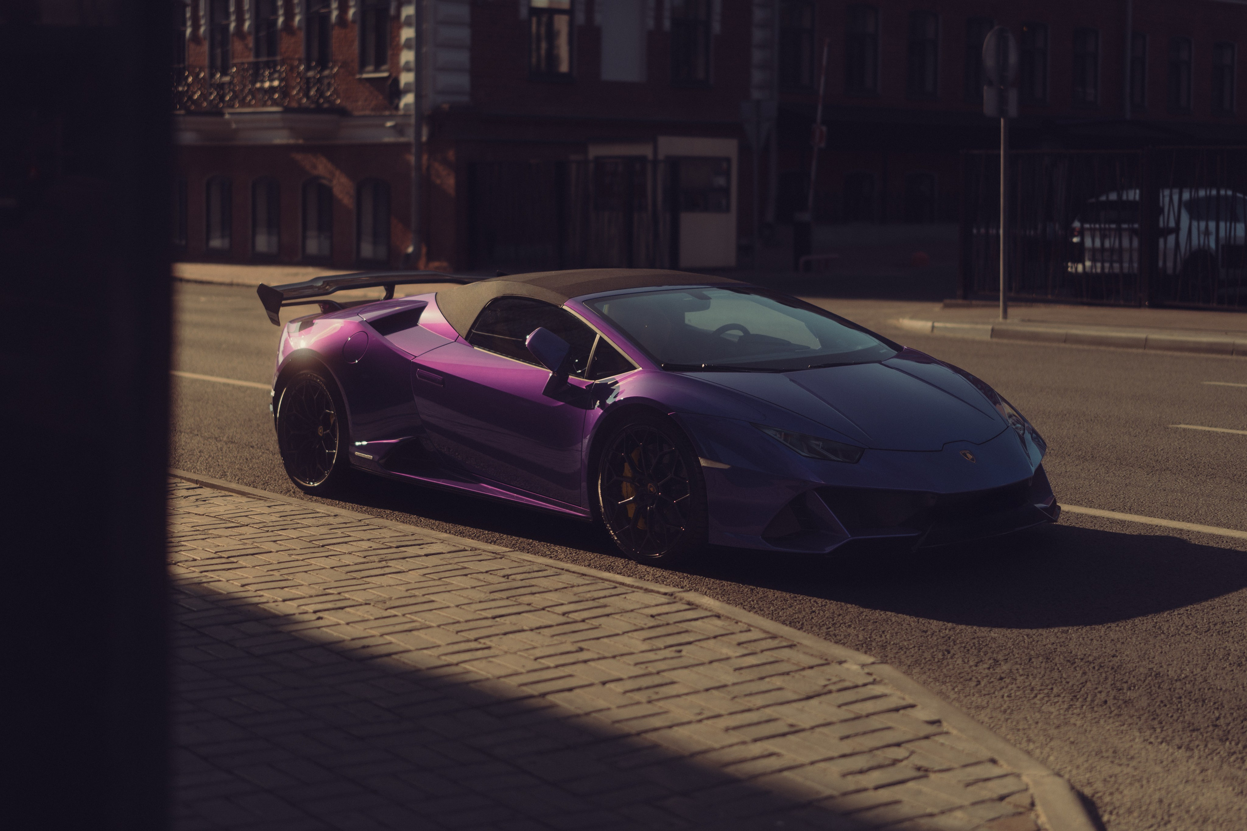 Photoshoot of Lamborghini Huracán EVO Spyder