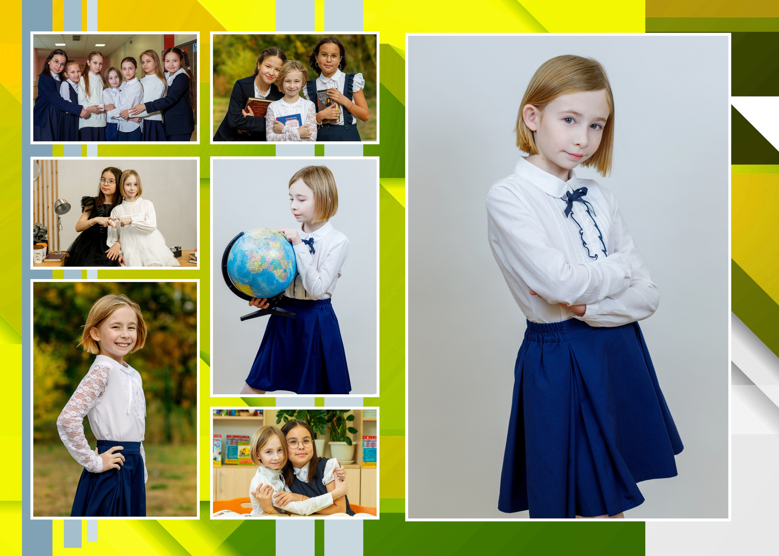 Альбом с фотосъемкой в студии (Дизайн Линии). Выпускные альбомы Казань. Семейный и детский фотограф Михаил Мигачев