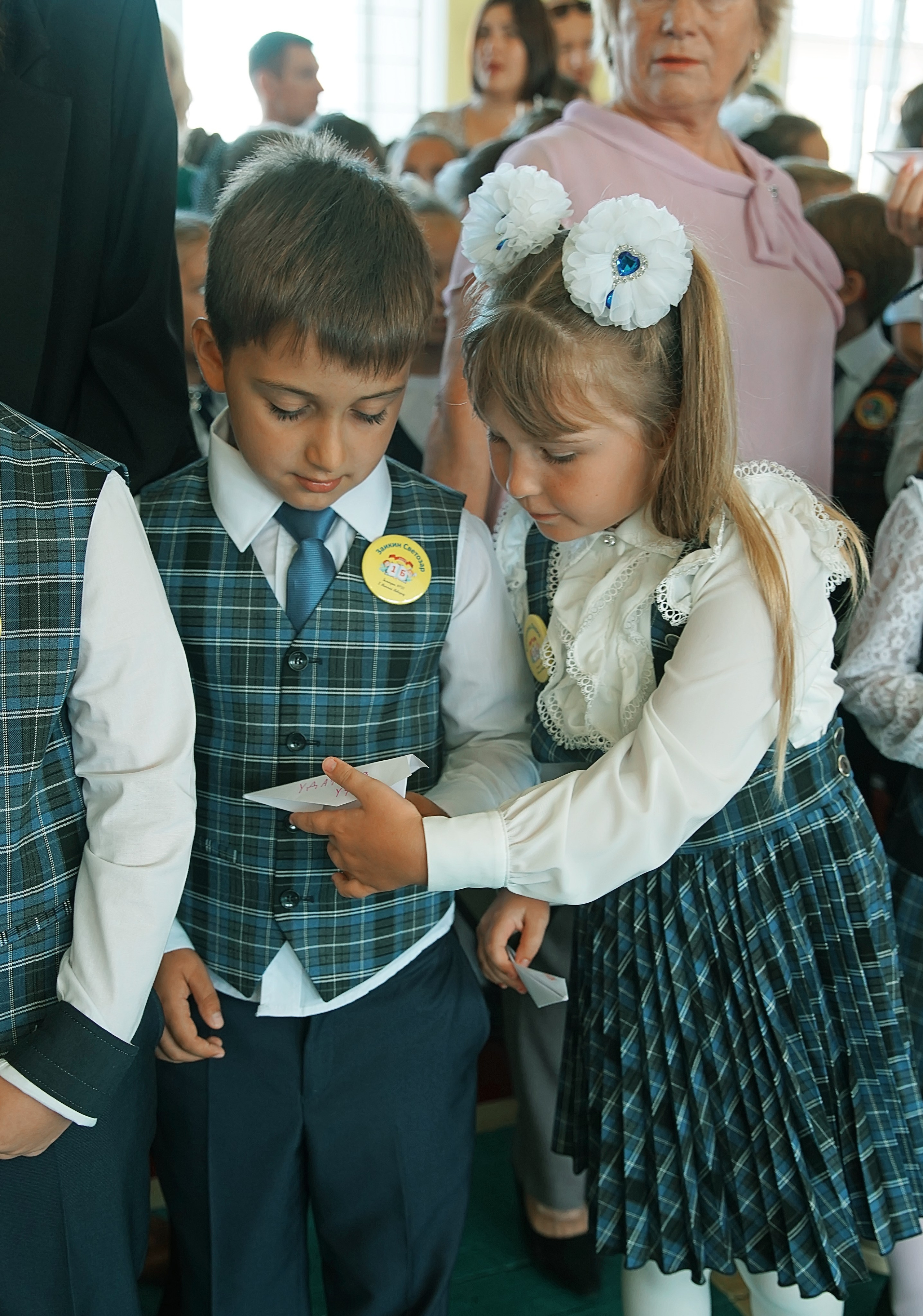 Первый класс линейка, в классе, портреты. Семейный и детский фотограф в Нижнем Новгороде