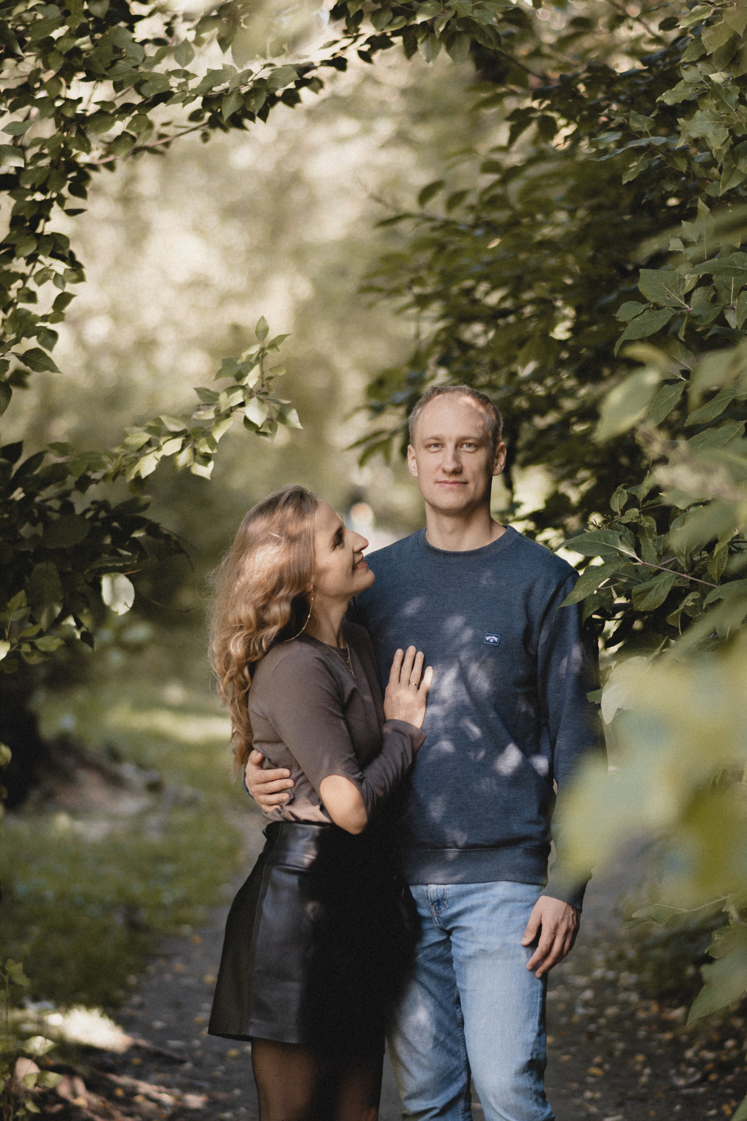 ПРОГУЛКА В ПАРКЕ. Семейный фотограф в Екатеринбурге Всеволод и Марина Пономаревы