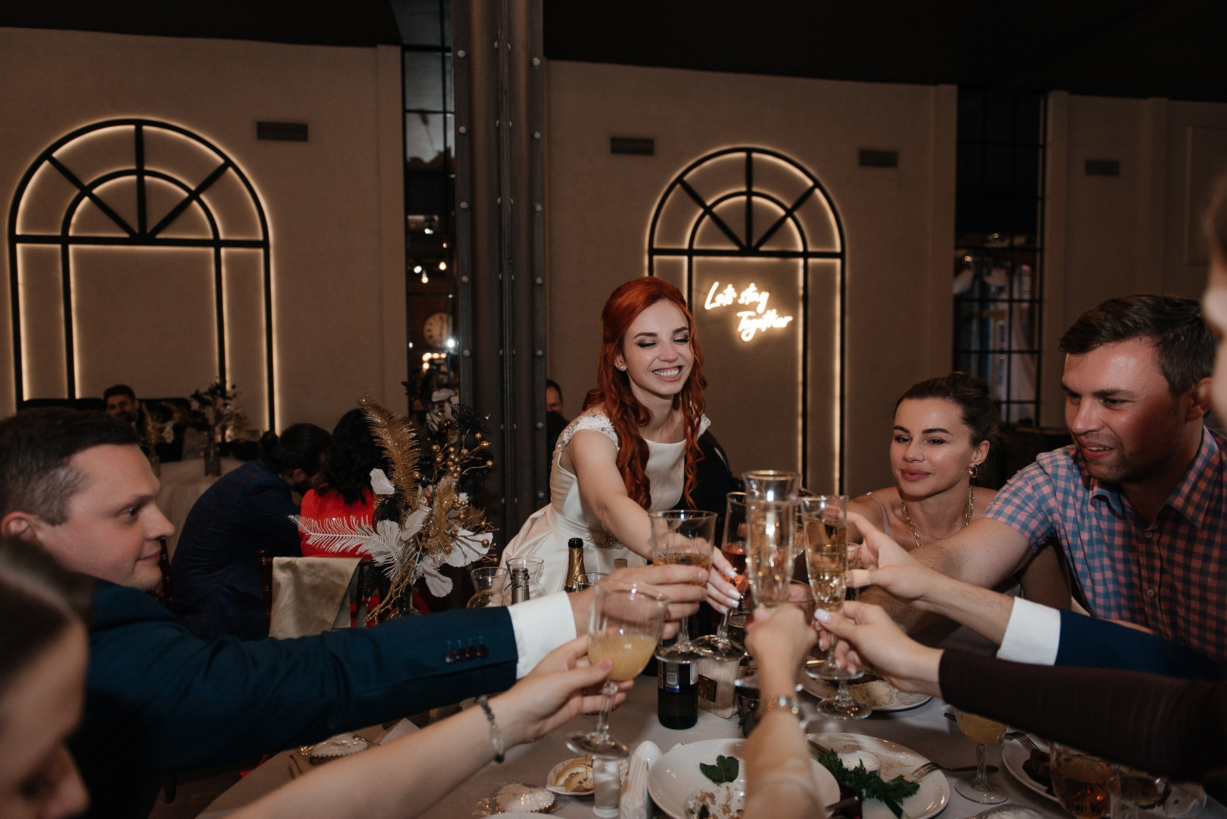 свадебный банкет в Весеннем Лофте