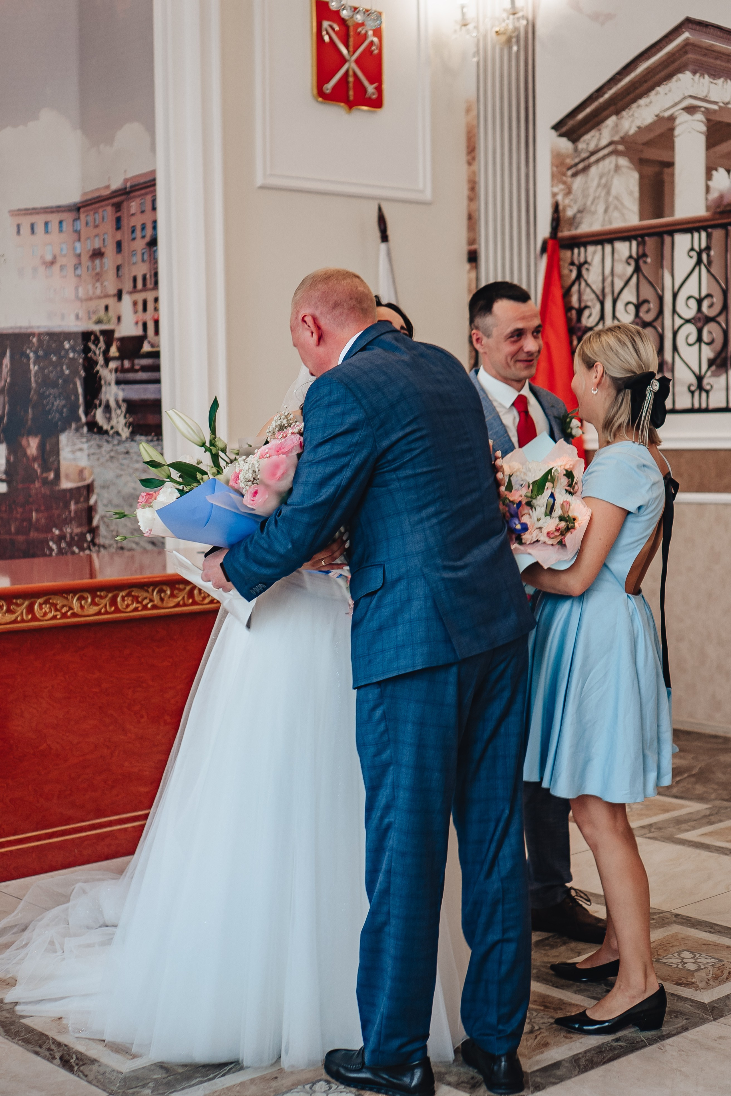 СВАДЕБНАЯ СЬЕМКА В ЗАГСЕ НА МОСКОВСКОМ ПРОСПЕКТЕ. Профессиональный фотограф, Санкт-Петербург — Виктория Богомолова