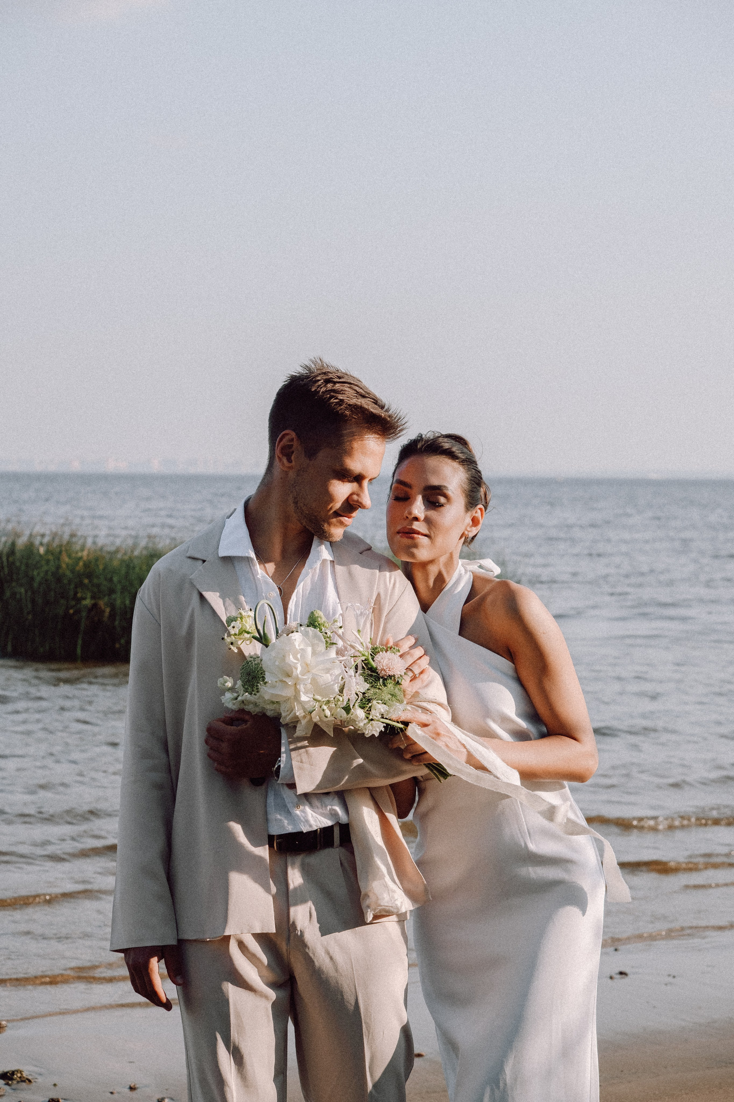 СВАДЕБНАЯ ФОТОСЕССИЯ ВЫЕЗДНОЙ ЦЕРЕМОНИИ (ФИНСКИЙ ЗАЛИВ). Профессиональный фотограф, Санкт-Петербург — Виктория Богомолова