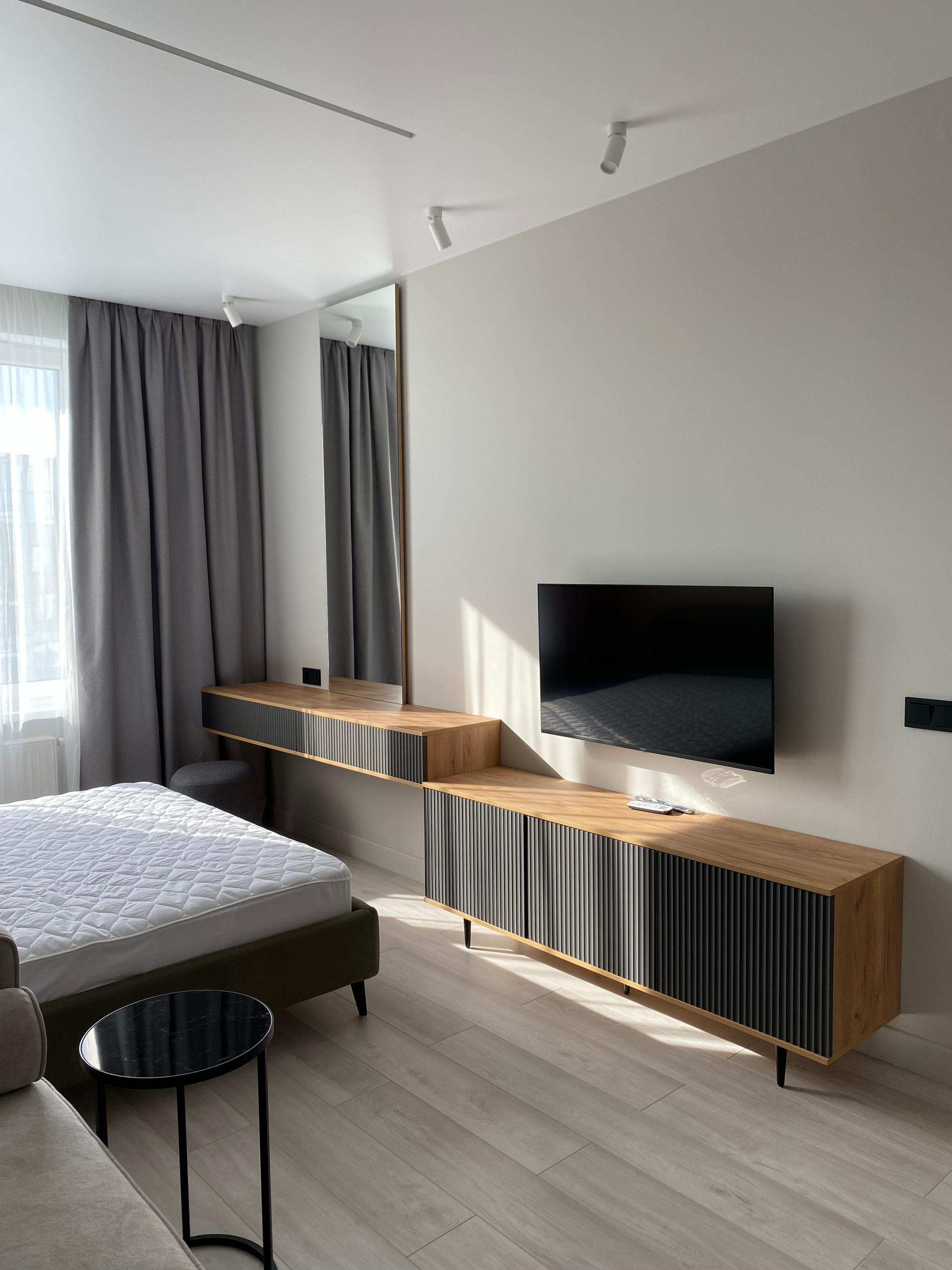 Однокомнатная квартира с ремонтом от застройщика ЖК Стрижи. Дизайнер интерьеров в Санкт-Петербурге Анастасия Тен