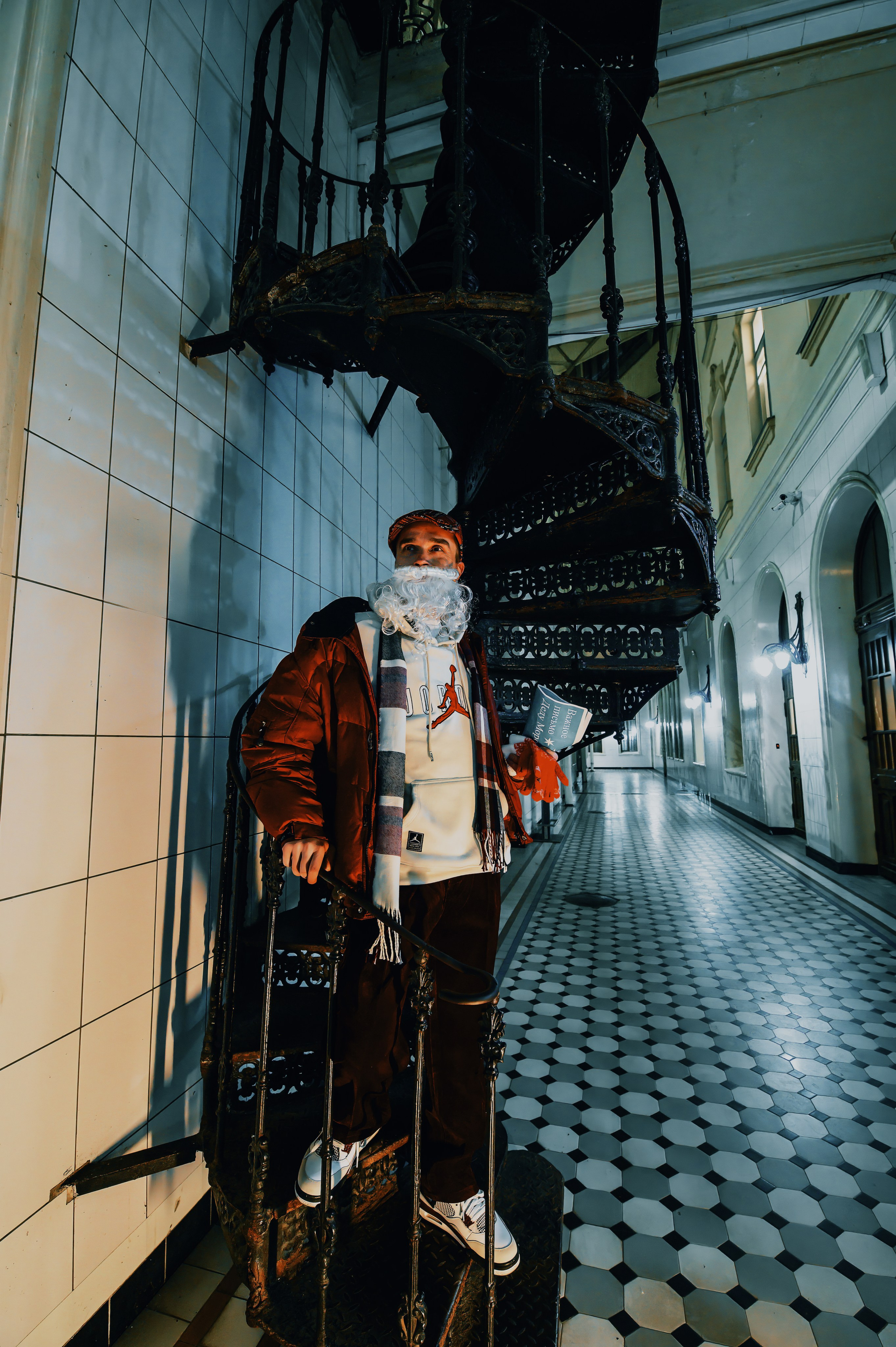 Дед Мороз на стиле. Профессиональный фотограф в Санкт-Петербурге