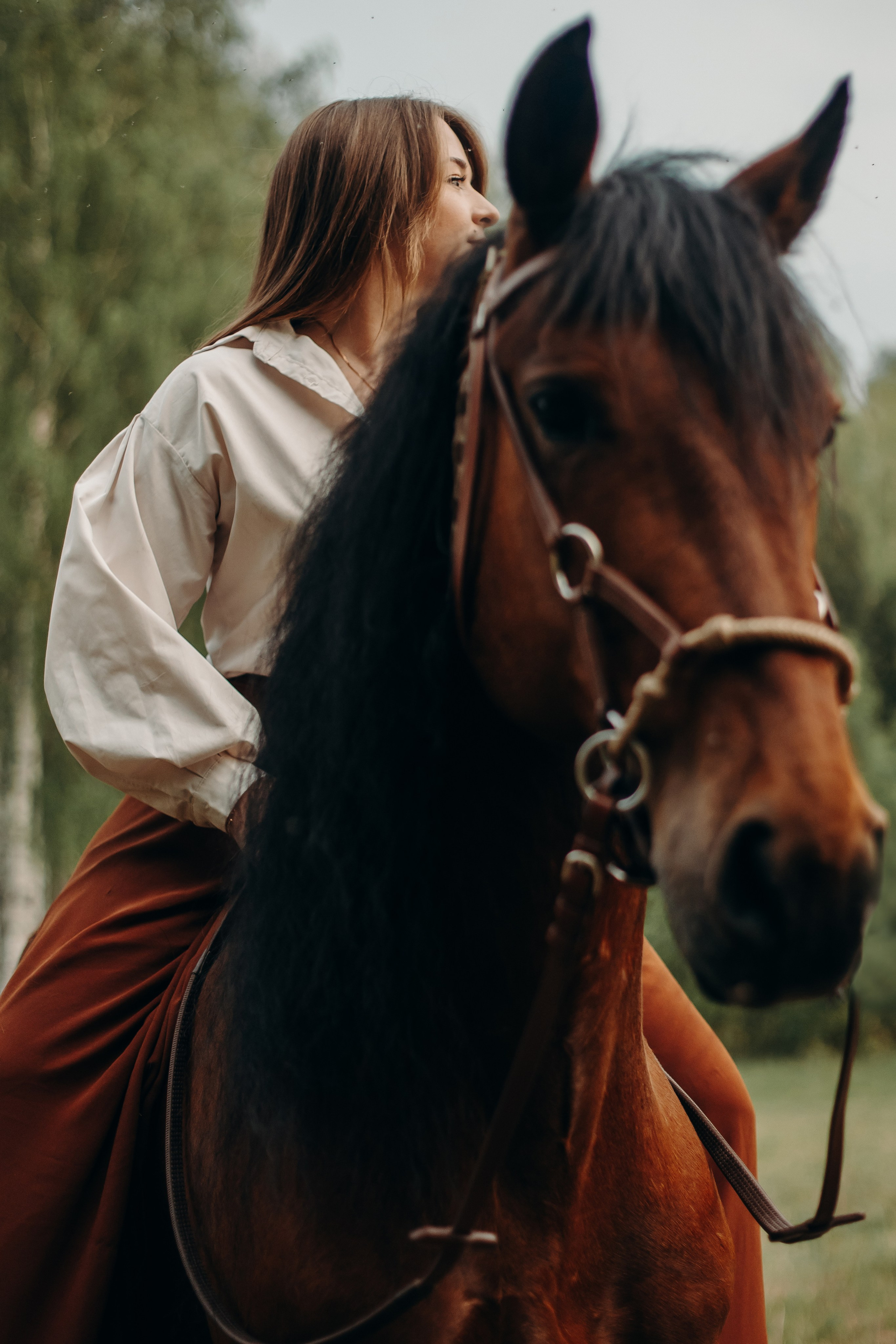 Ксения и Талисман. Анна Молчанова конный фотограф в Тюмени | фотосессии с лошадьми Тюмень