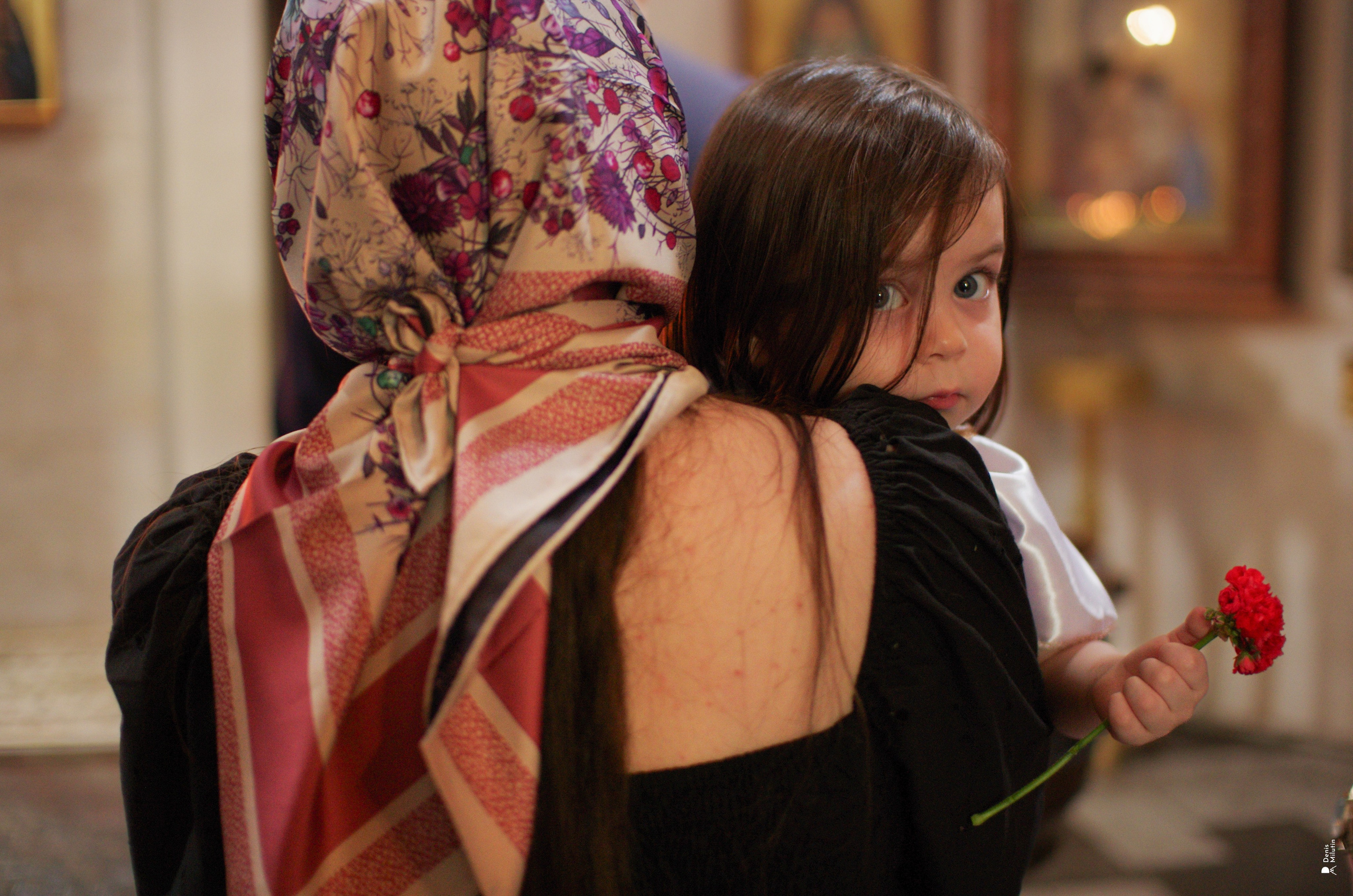 Крещение Сенаки. Портретный фотограф Денис Милютин