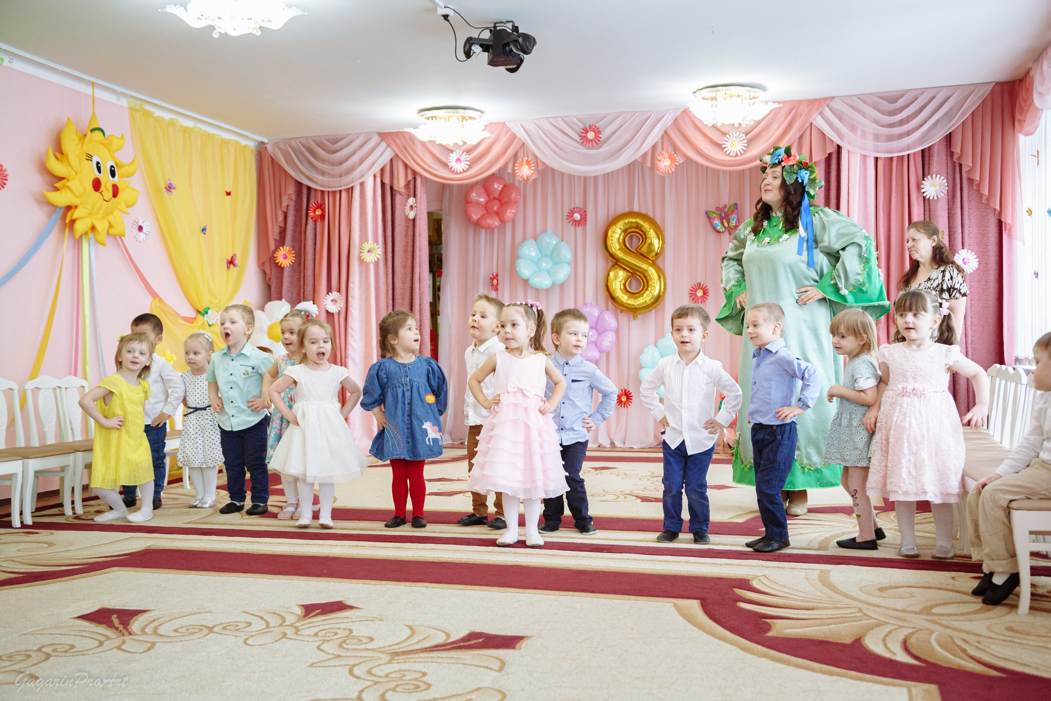 Репортаж в саду на утренник. GagarinProArt
