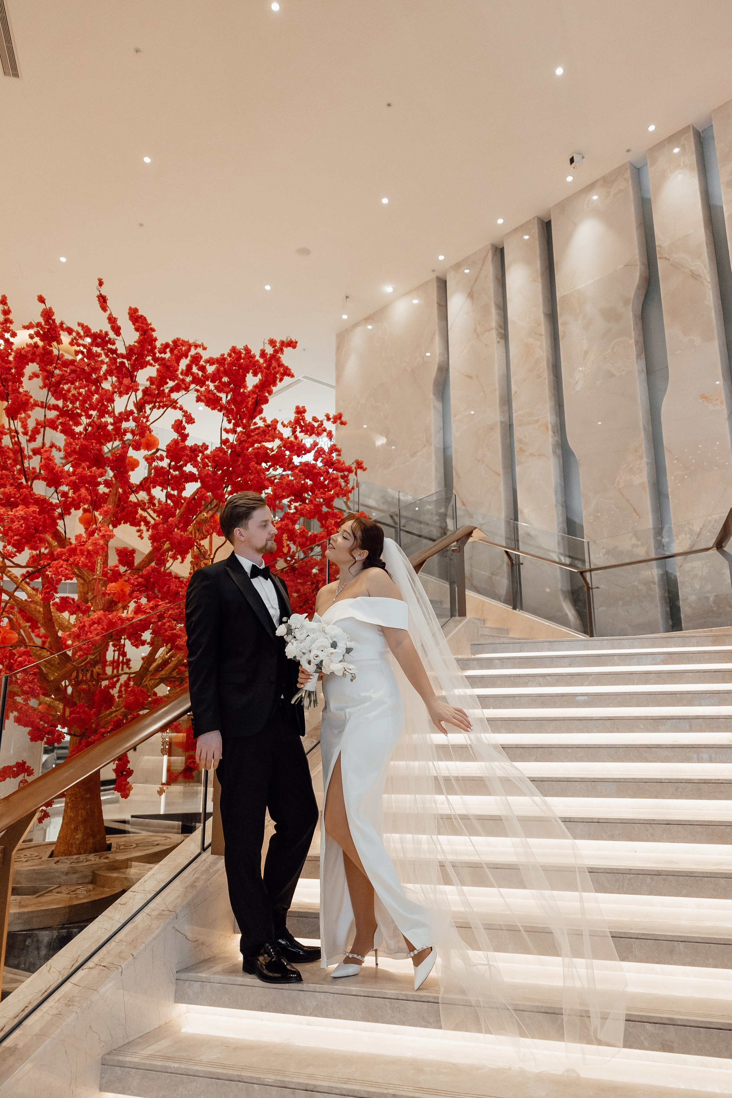 свадебная фотосессия в отеле Soluxe hotel Moscow