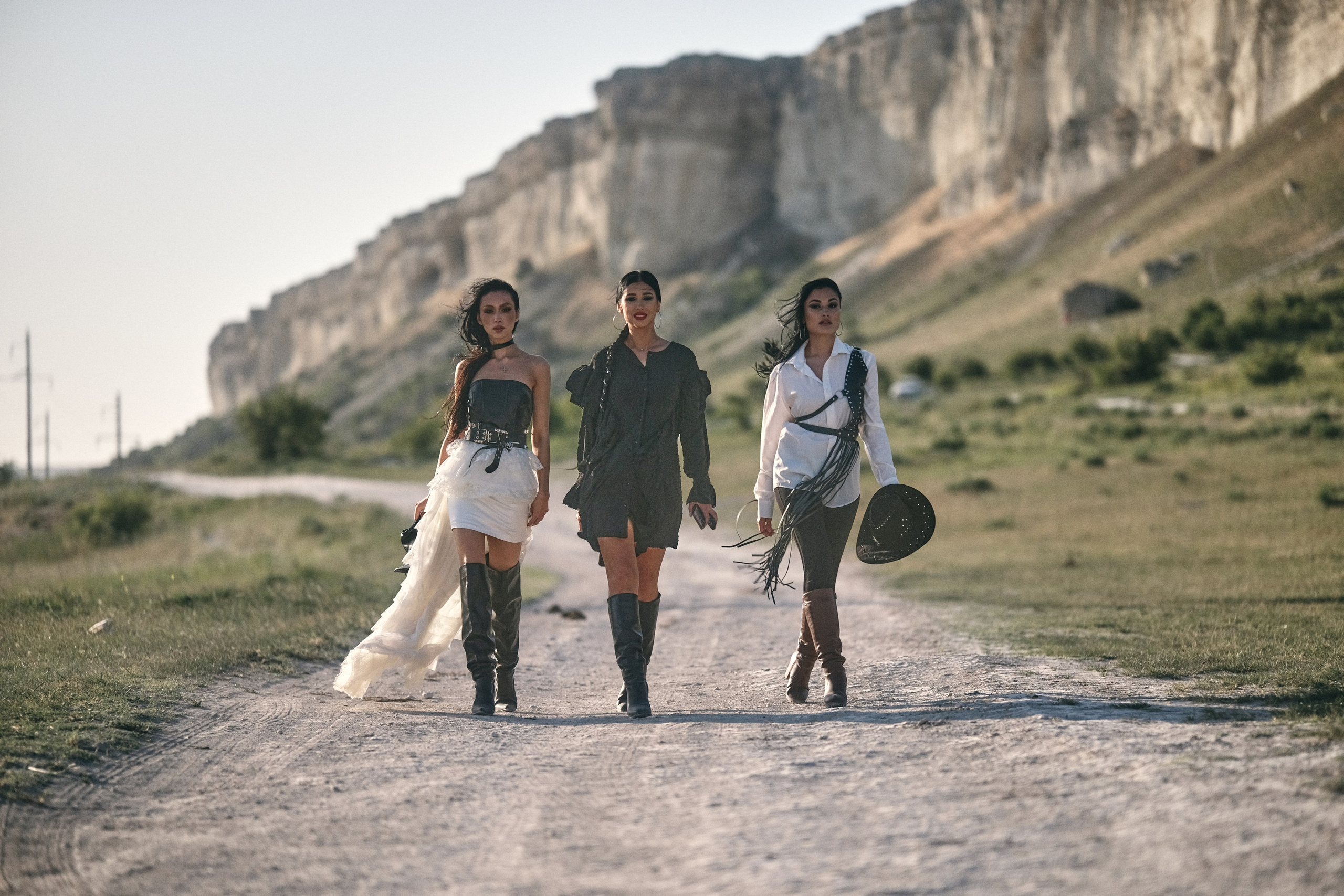 Модели на Белой Скале. Свадебная видеосъемка в Крыму и Севастополе