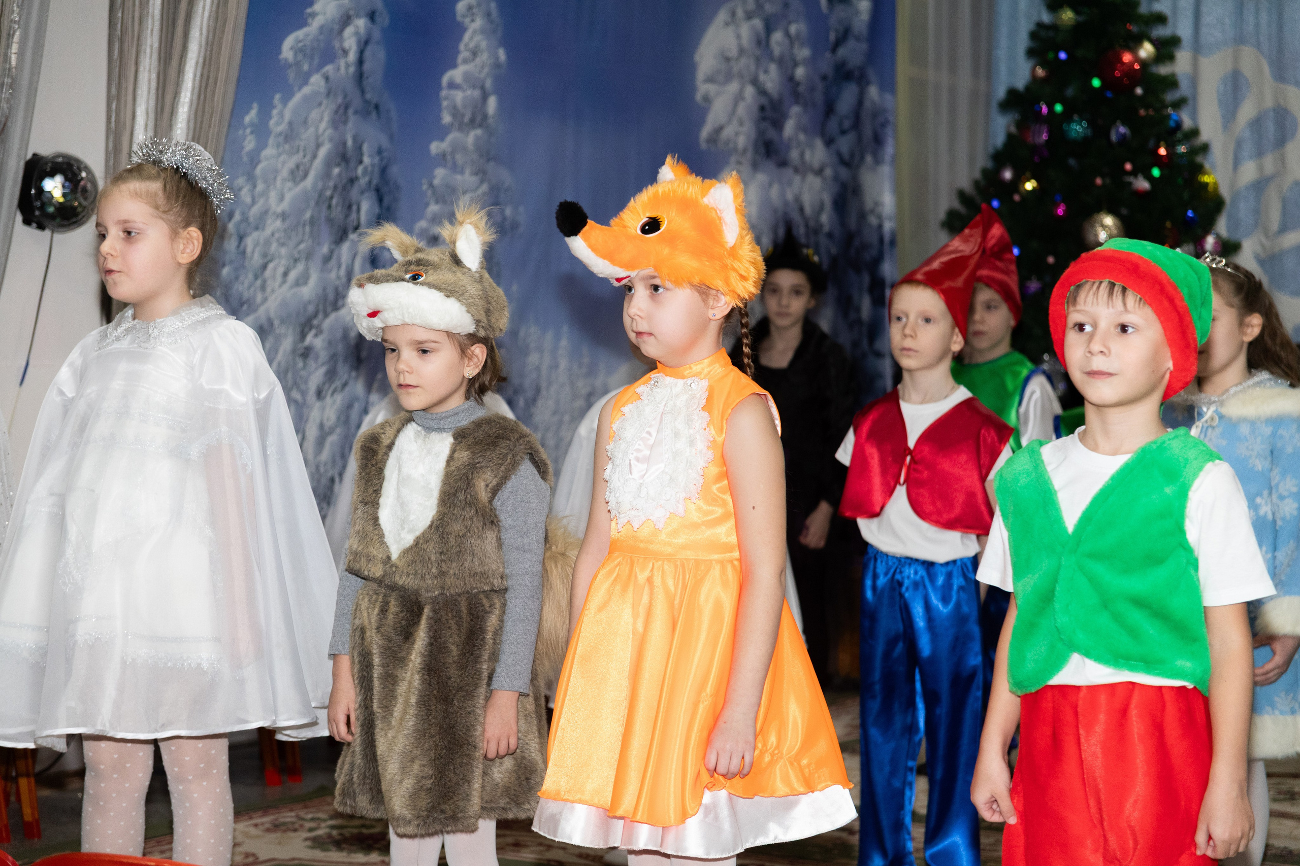 Новогодний утренник подготовительной группы. Индивидуальный и свадебный фотограф в Москве, Электростали и Туле Кадейкина Екатерина