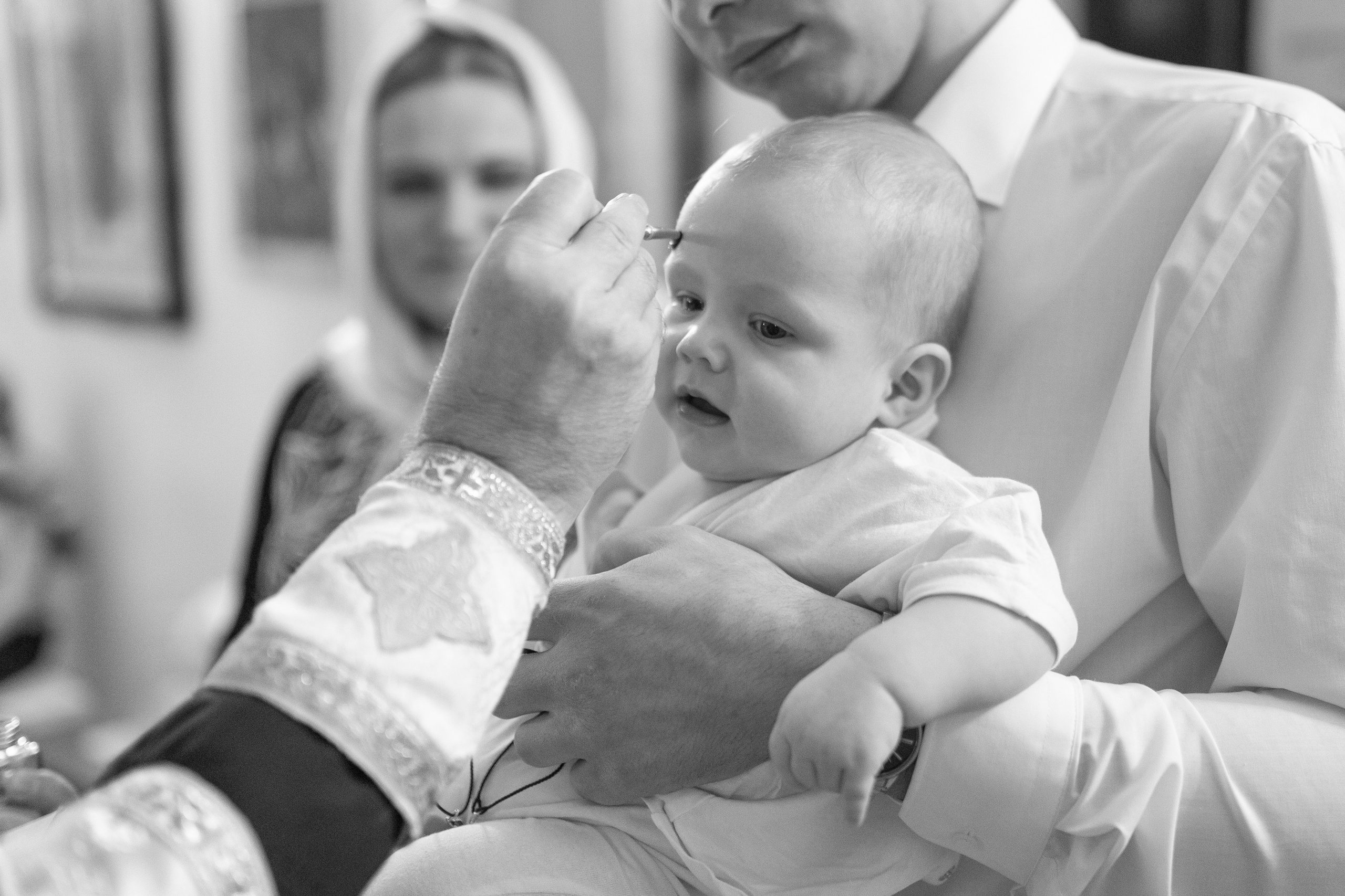 Таинство крещения. Фотограф Комаров Сергей