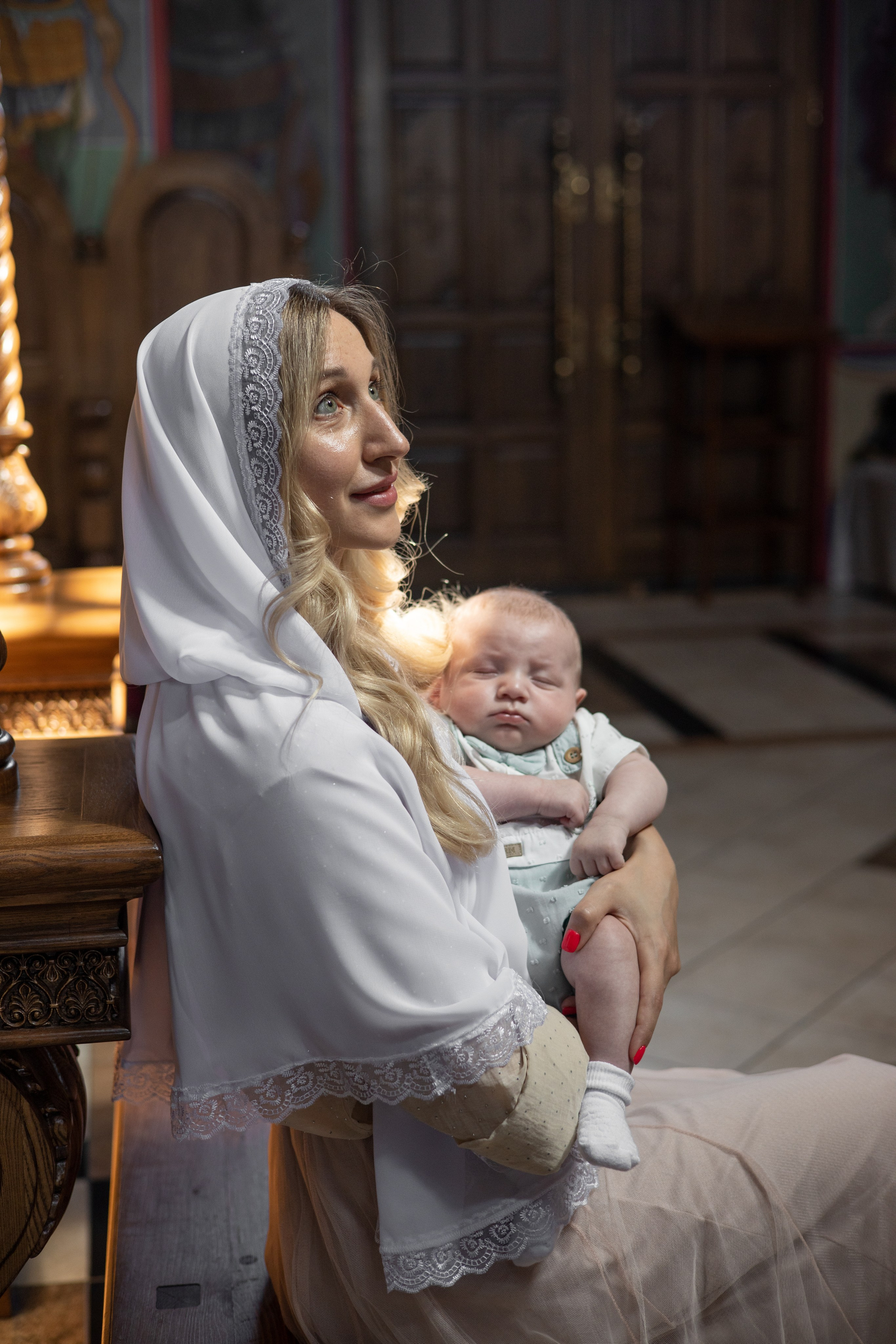 Съемка Таинство Крещения. Фотограф новорожденных Воронеж