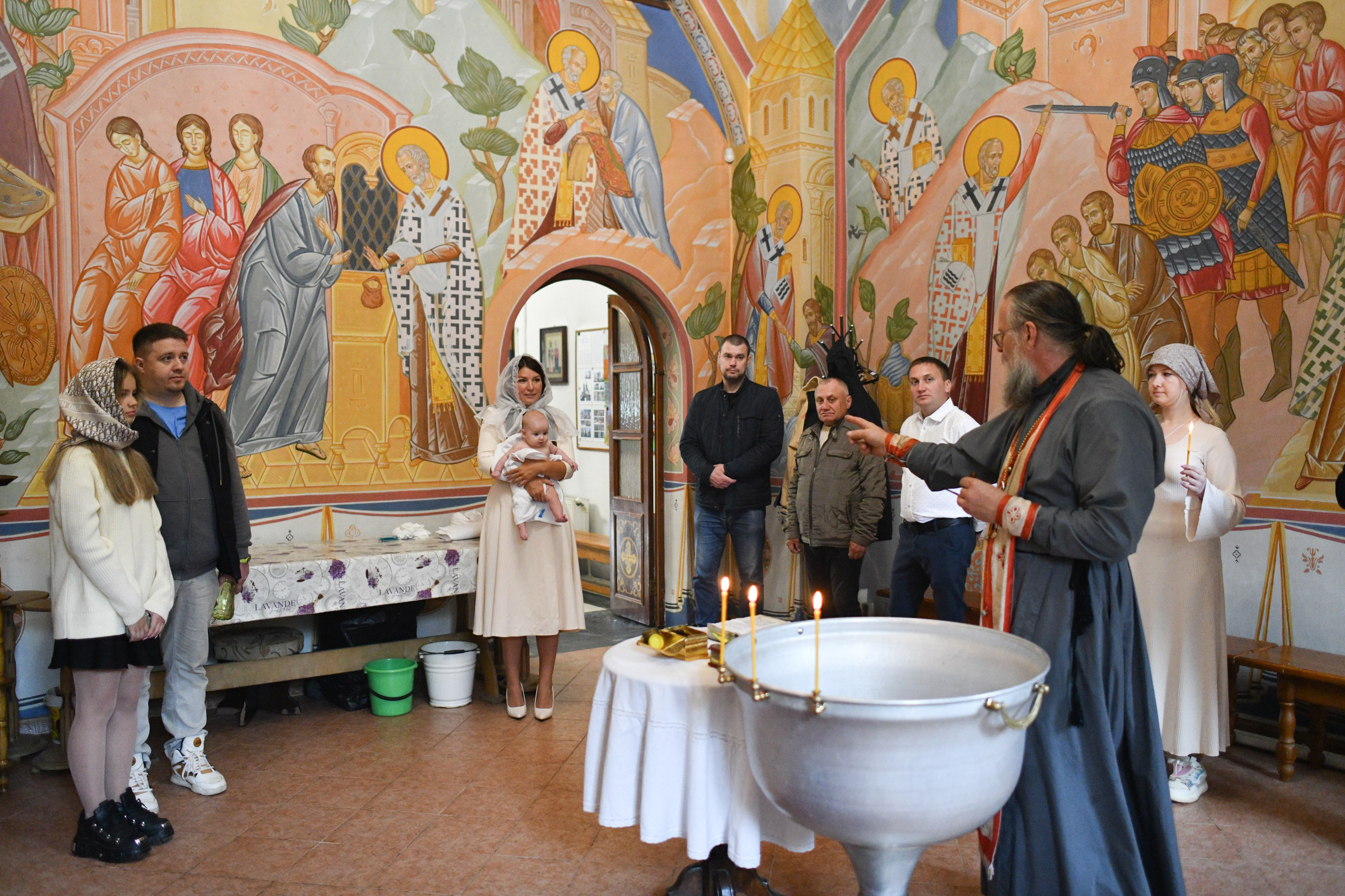 Крещение в Покровской церкви. Свадебный и портретный фотограф в Москве Галина Борисова