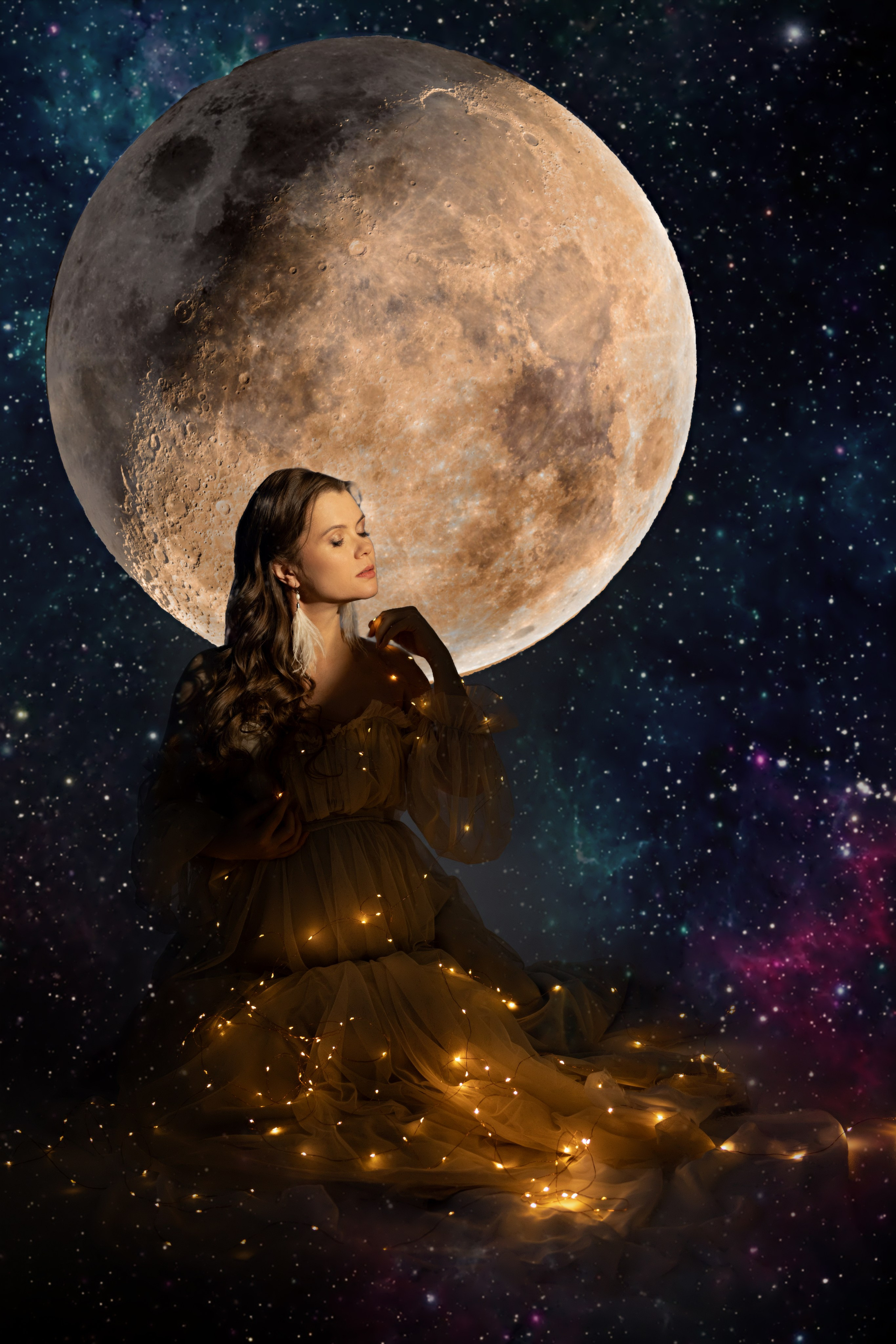 Креативная съемка для Оли. Фотосессия беременности — Крылова Натали — Москва