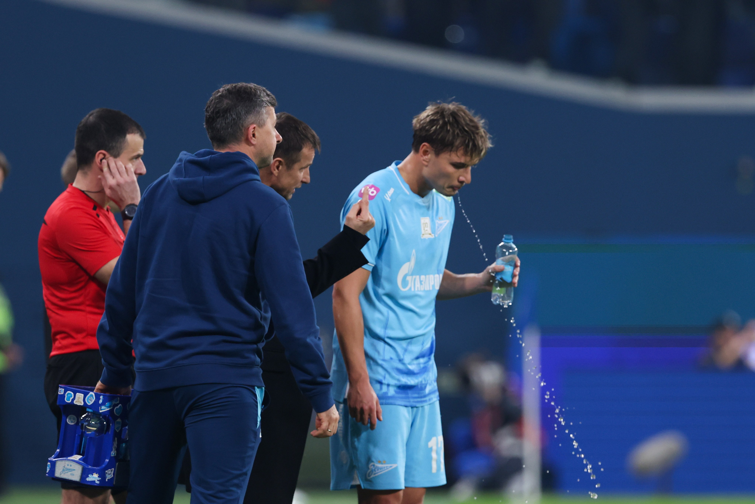 ФК «Зенит — ФК «Динамо» Москва 05.11.2025. Спортивный и репортажный фотограф Антон Тереханов