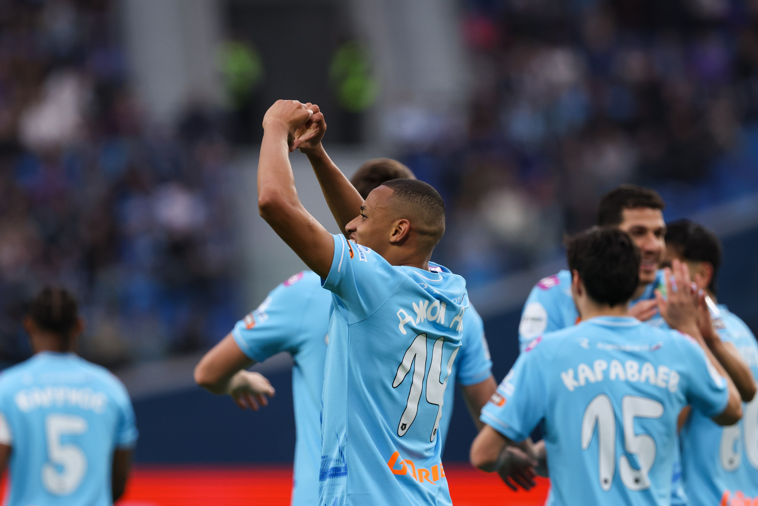 ФК «Зенит» — ФК «Крылья советов». Спортивный и репортажный фотограф Антон Тереханов