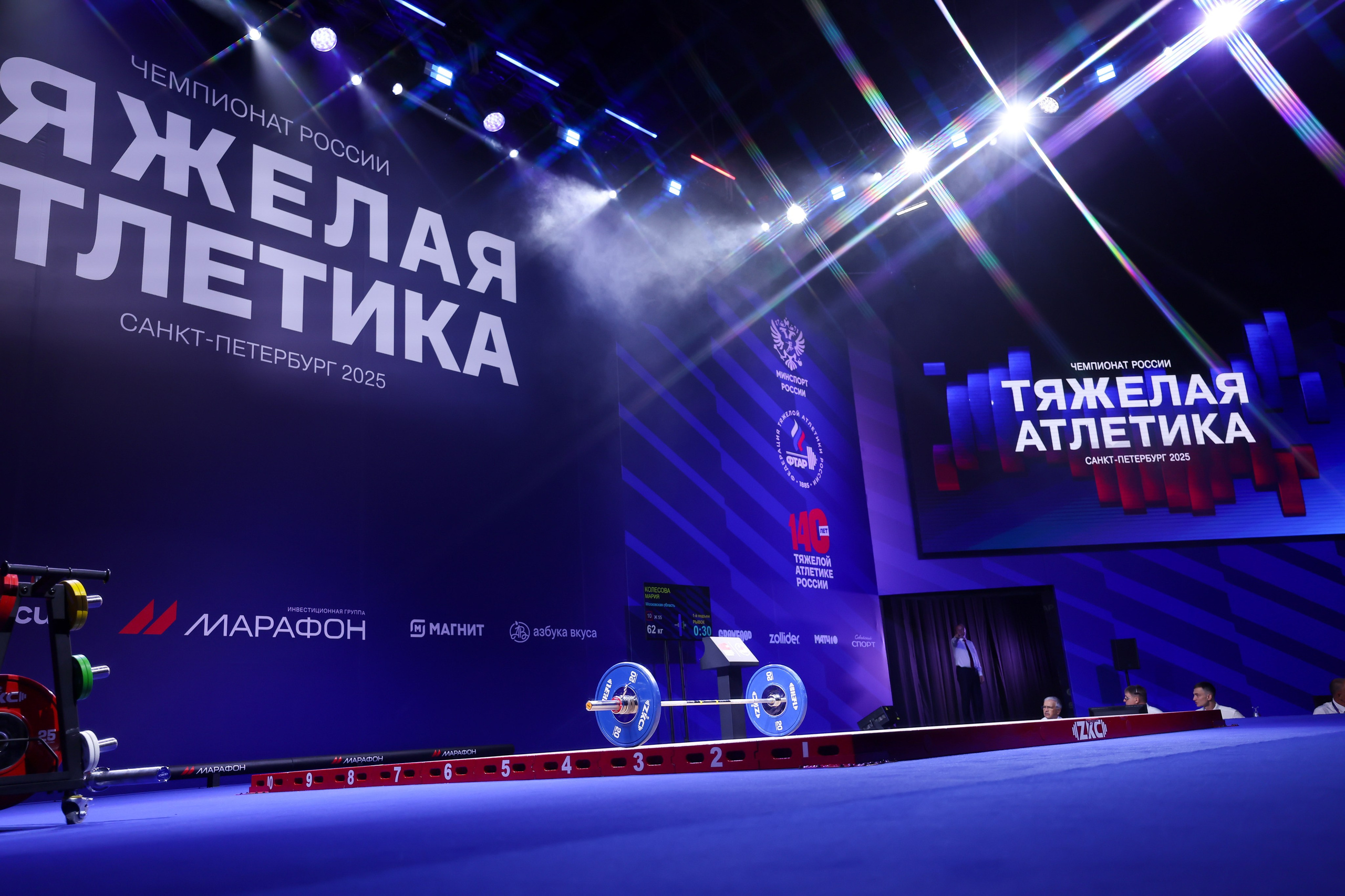 Чемпионат России по тяжелой атлетике 2025. Спортивный и репортажный фотограф Антон Тереханов