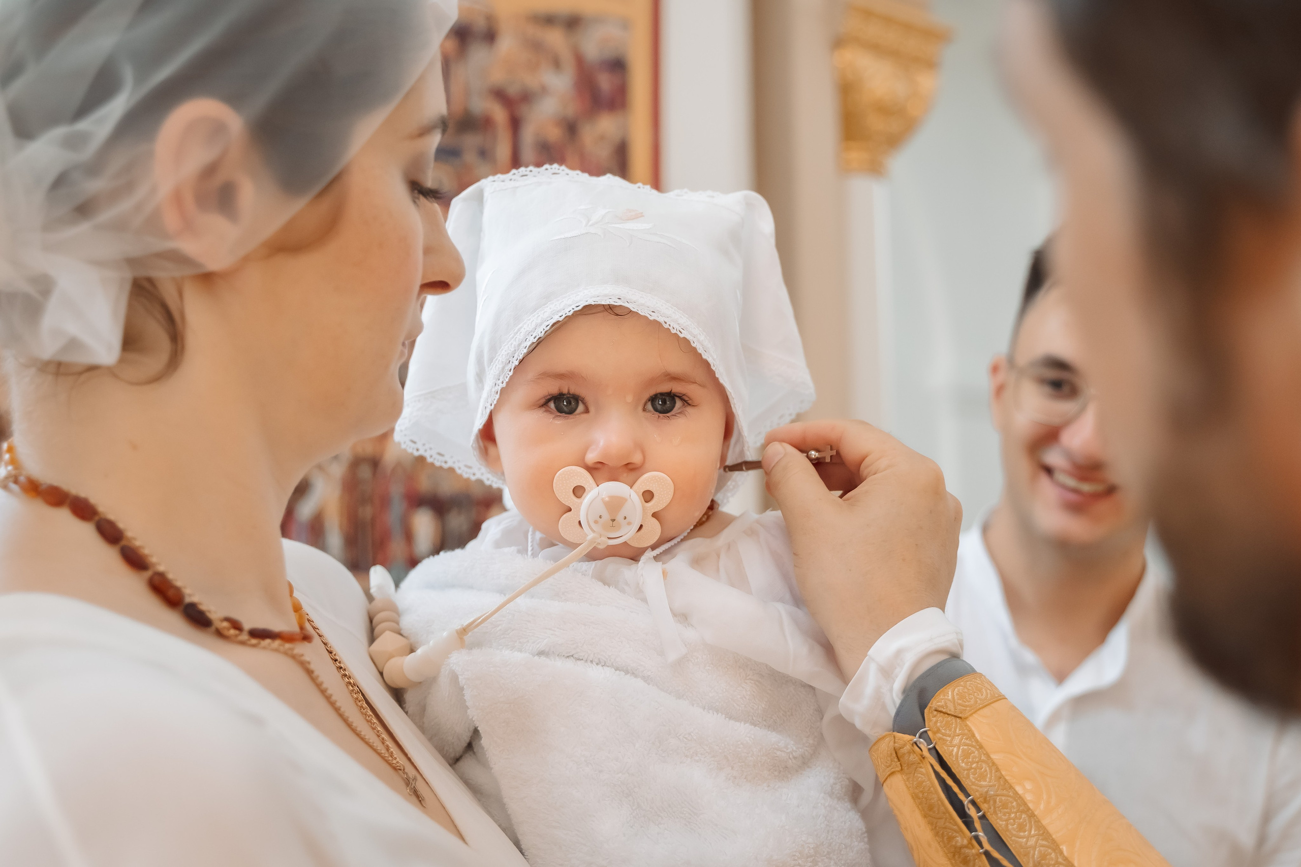 Крещение Варвары, храм Тихвинской иконы Божией Матери. Семейный фотограф в Саратове