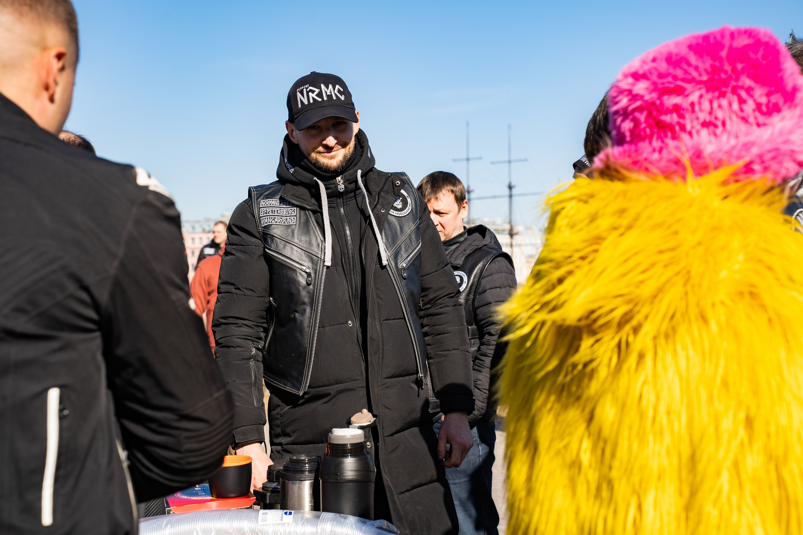 Весенний прохват мотоклуба Normans Riders MC. Концертный и репортажный фотограф в Санкт-Петербурге Слава Пахомов