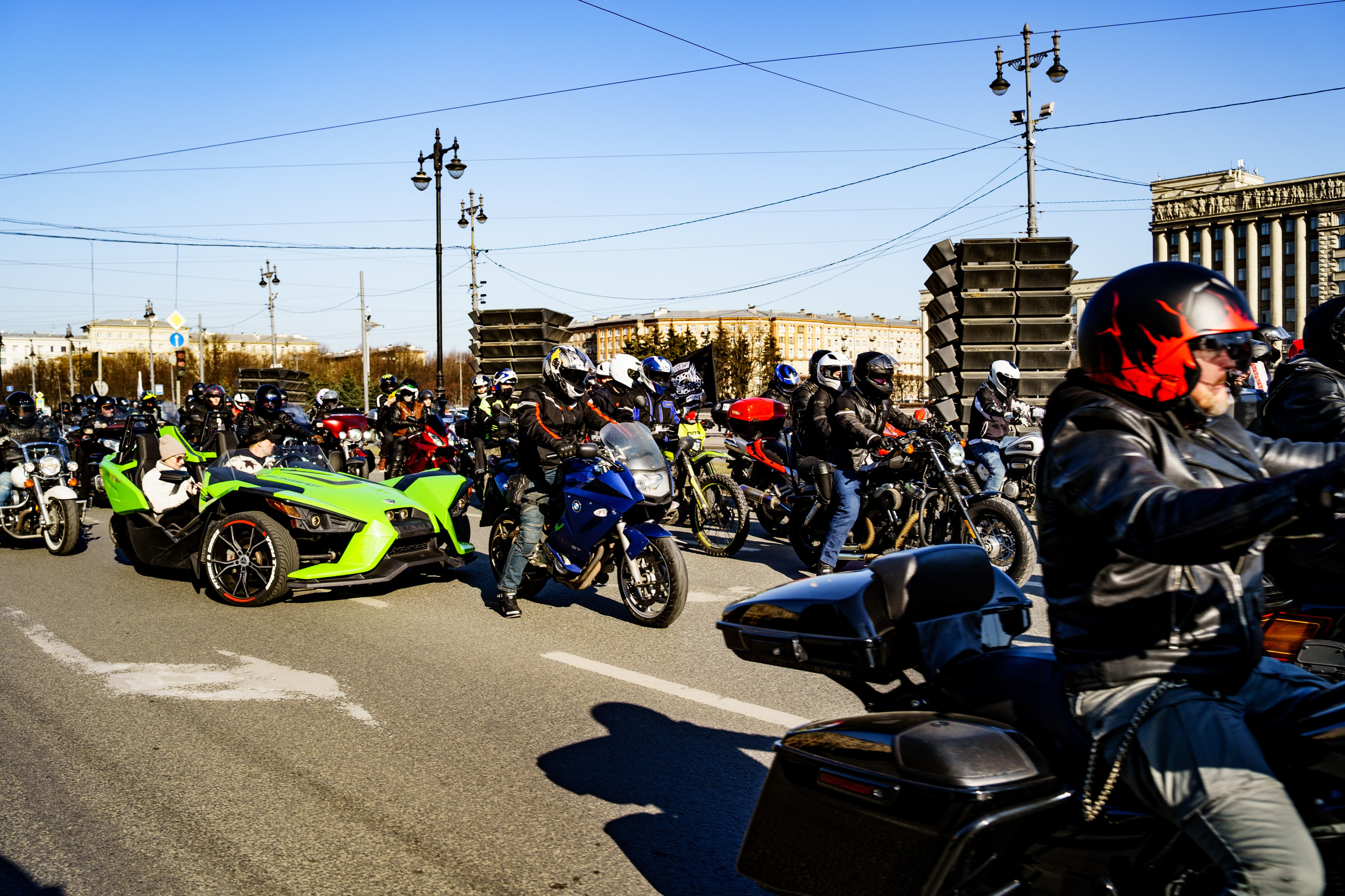 Прохват мотоклуба Norman Riders ч.1. Концертный и репортажный фотограф в Санкт-Петербурге Слава Пахомов