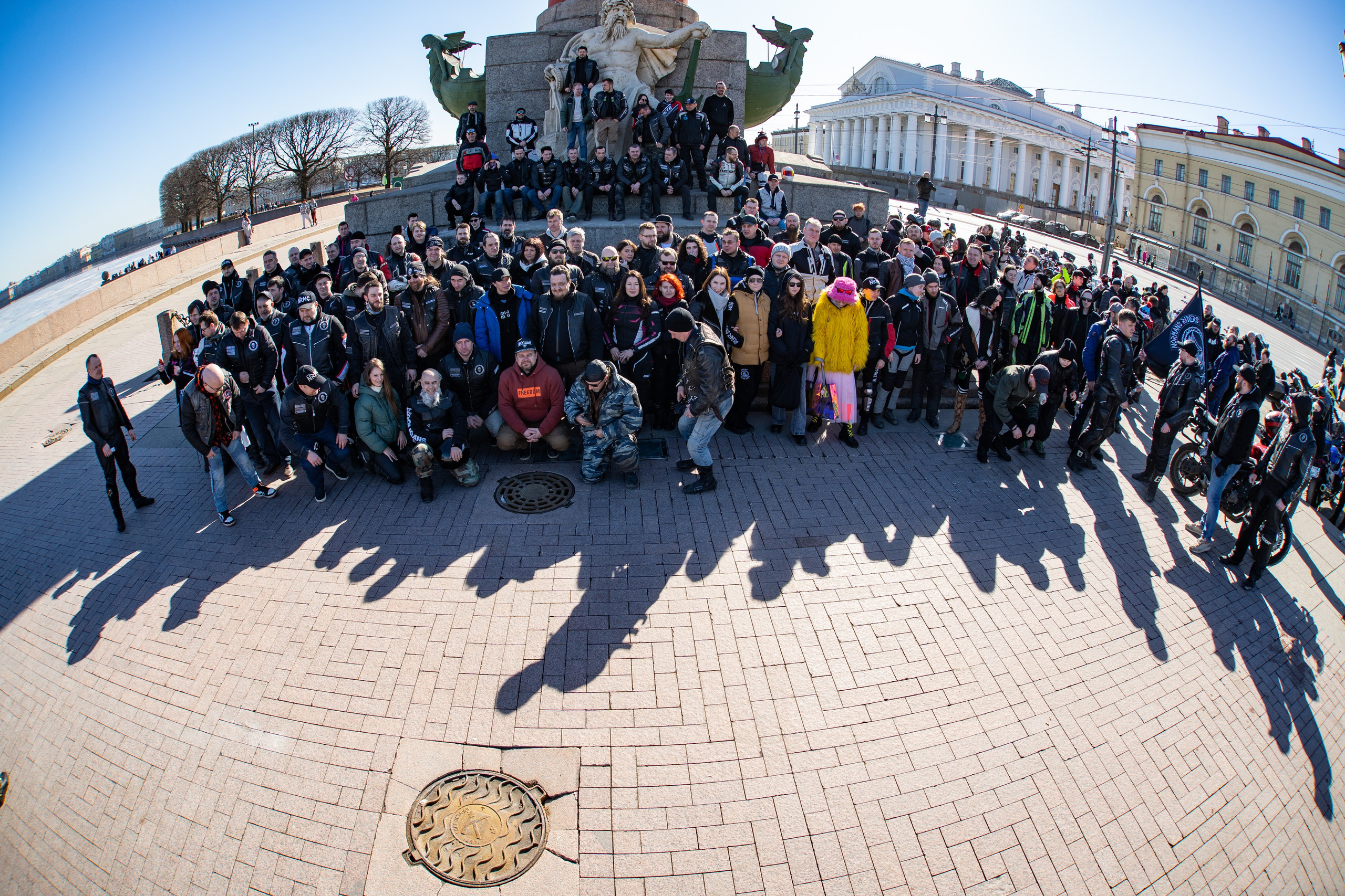 Весенний прохват мотоклуба Normans Riders MC. Концертный и репортажный фотограф в Санкт-Петербурге Слава Пахомов