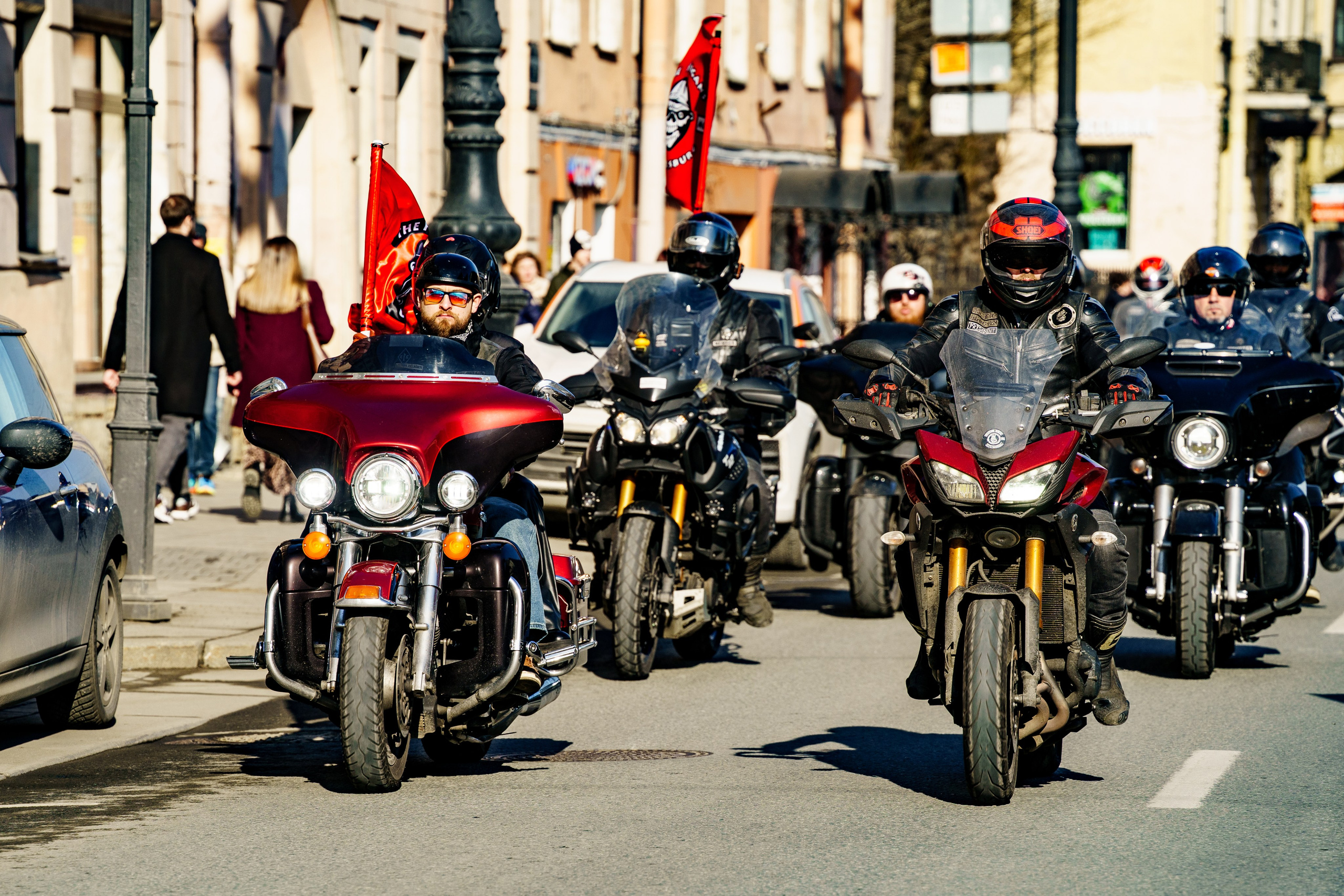 Прохват мотоклуба Norman Riders ч.1. Концертный и репортажный фотограф в Санкт-Петербурге Слава Пахомов