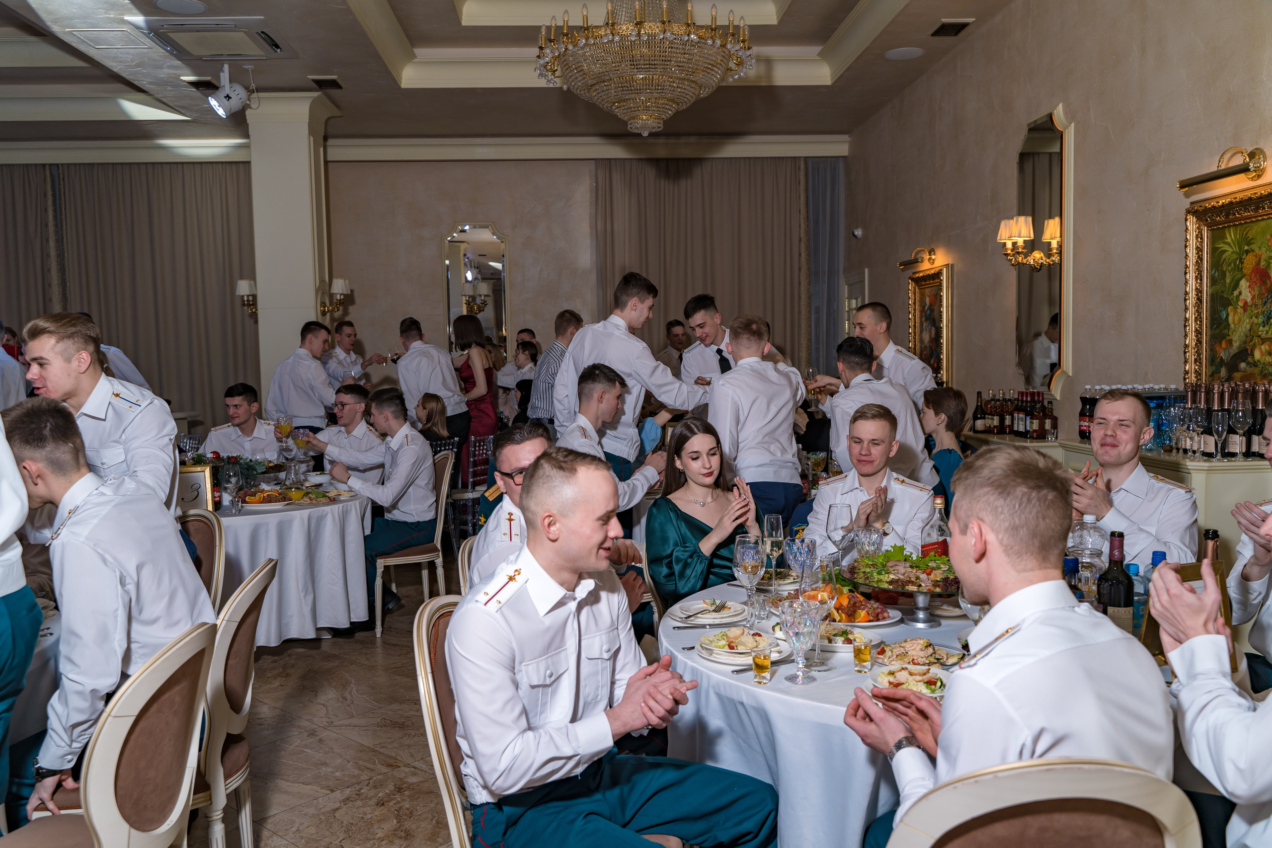 Фотосъемка выпуска военной академии и вручение дипломов