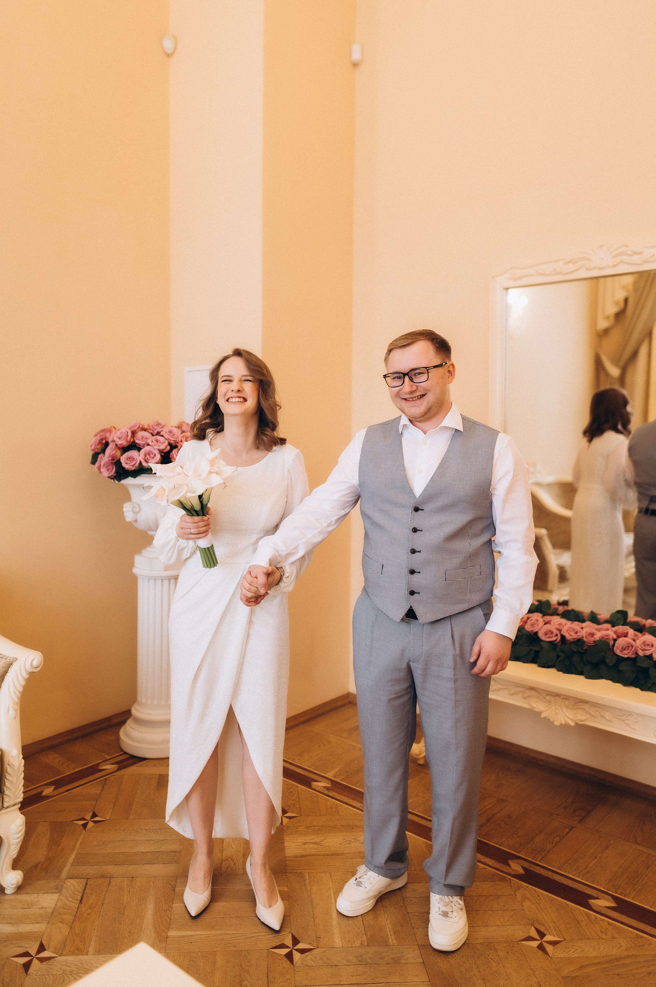 Загс+Оранжерея (камерная свадьба). Фотограф ПИТЕР СПБ Надежда Баранова