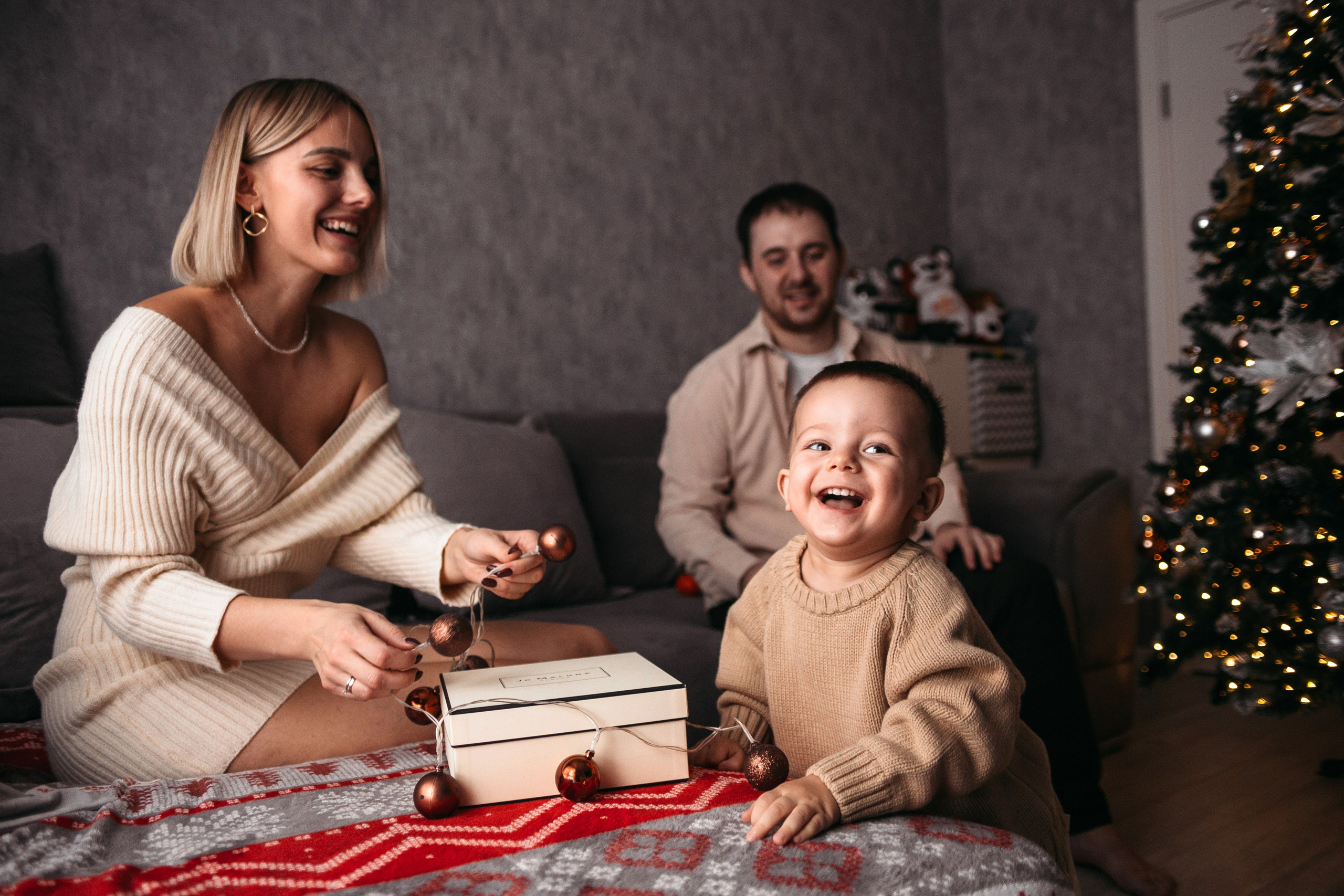 Новогодние домашние съемки. Семейный фотограф Марина Платонова