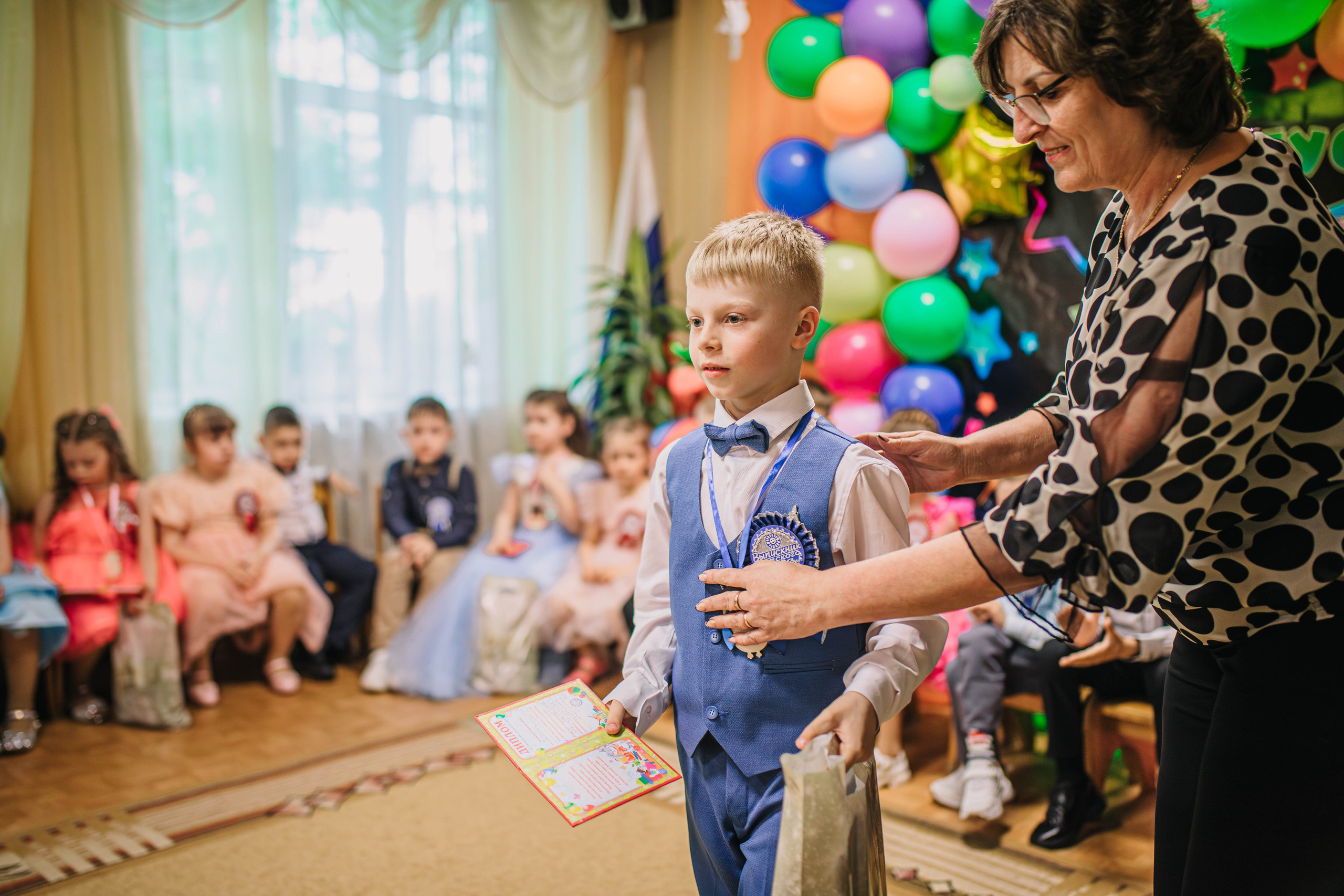 Выпускной в детском садике Светлячок г. Пустошка. Фотограф Дарья Маташкова