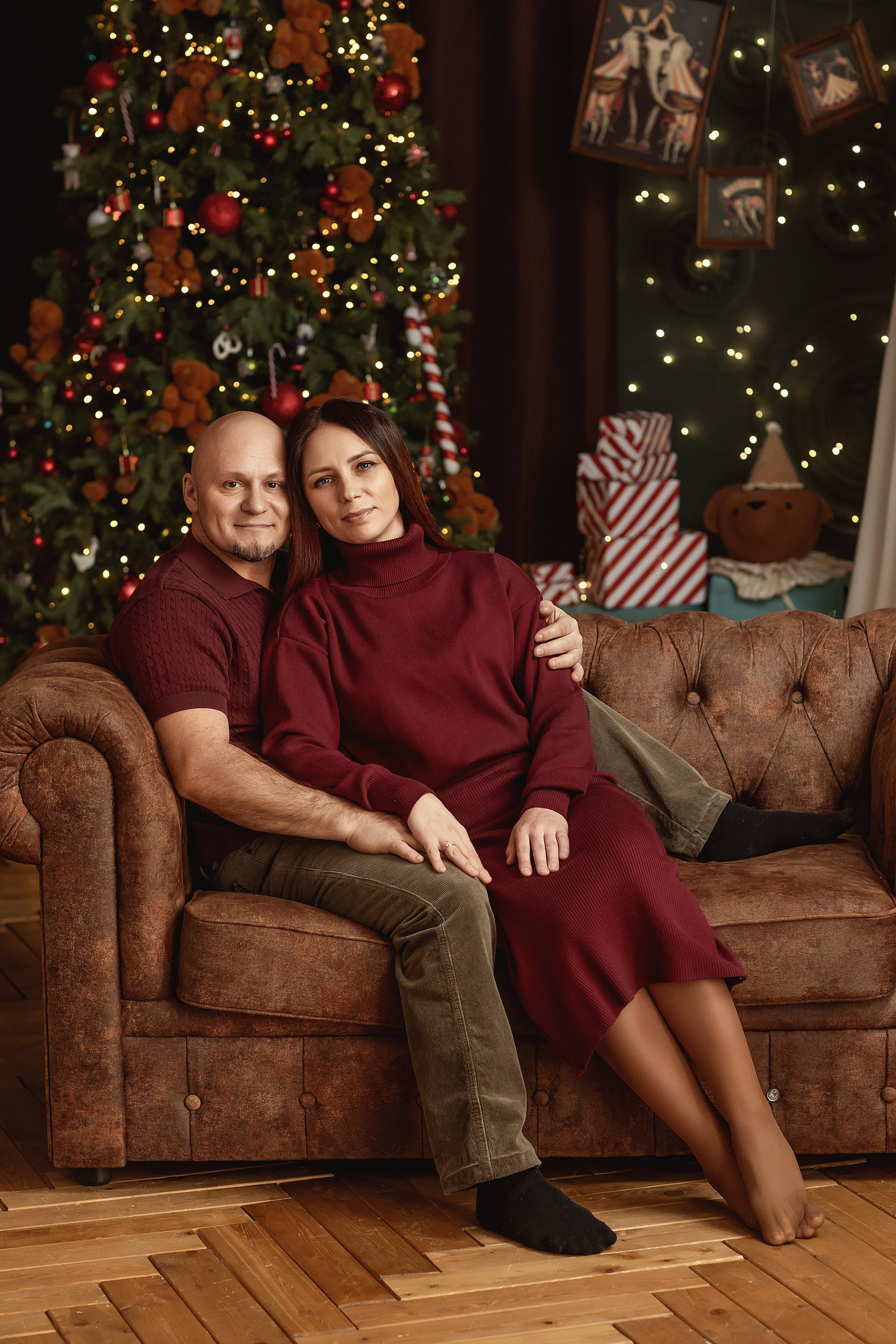 Семейная новогодняя фотосессия. Детский и семейный фотограф Елена Воропаева