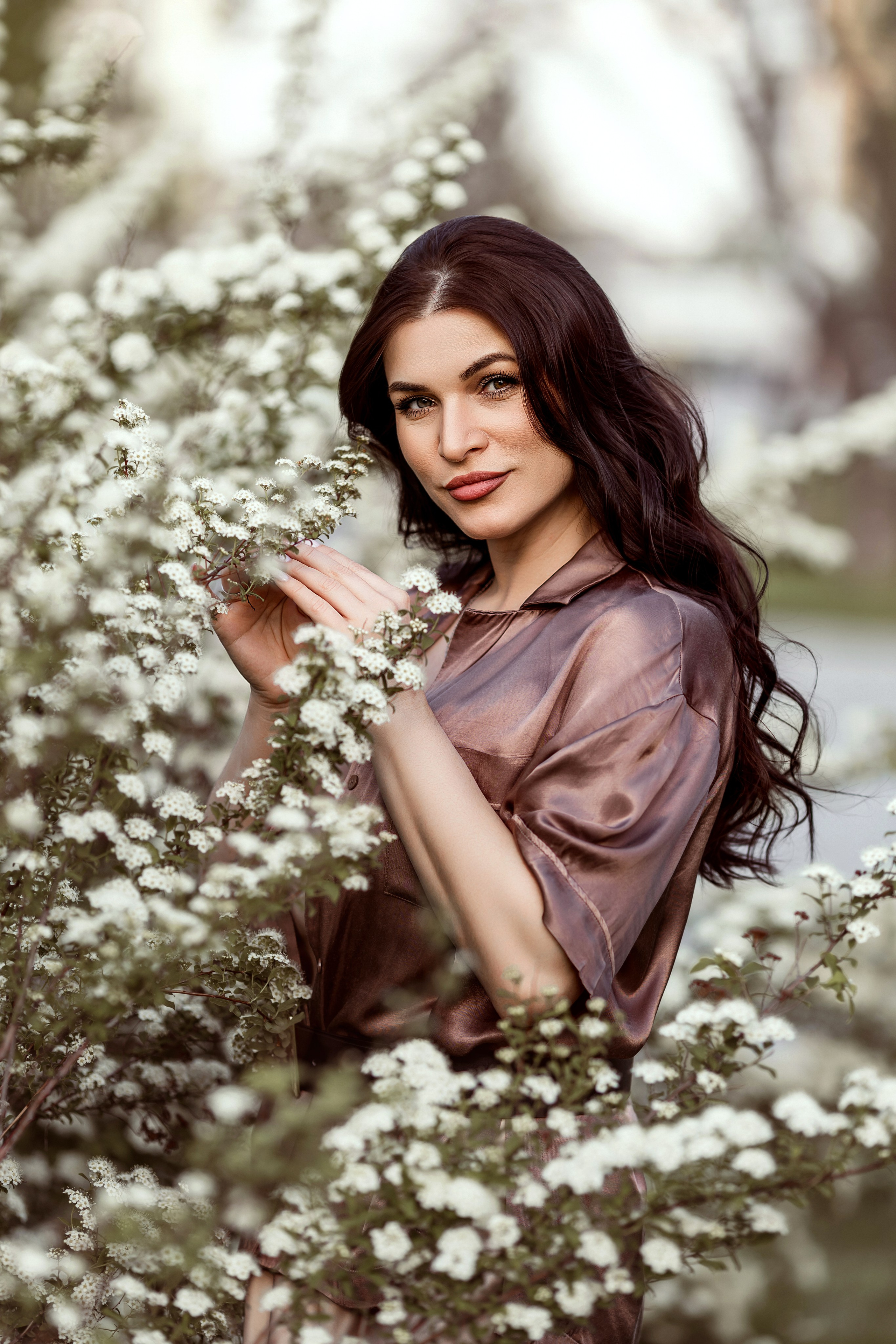 Съёмка в цветущих садах. Детский и семейный фотограф Елена Воропаева