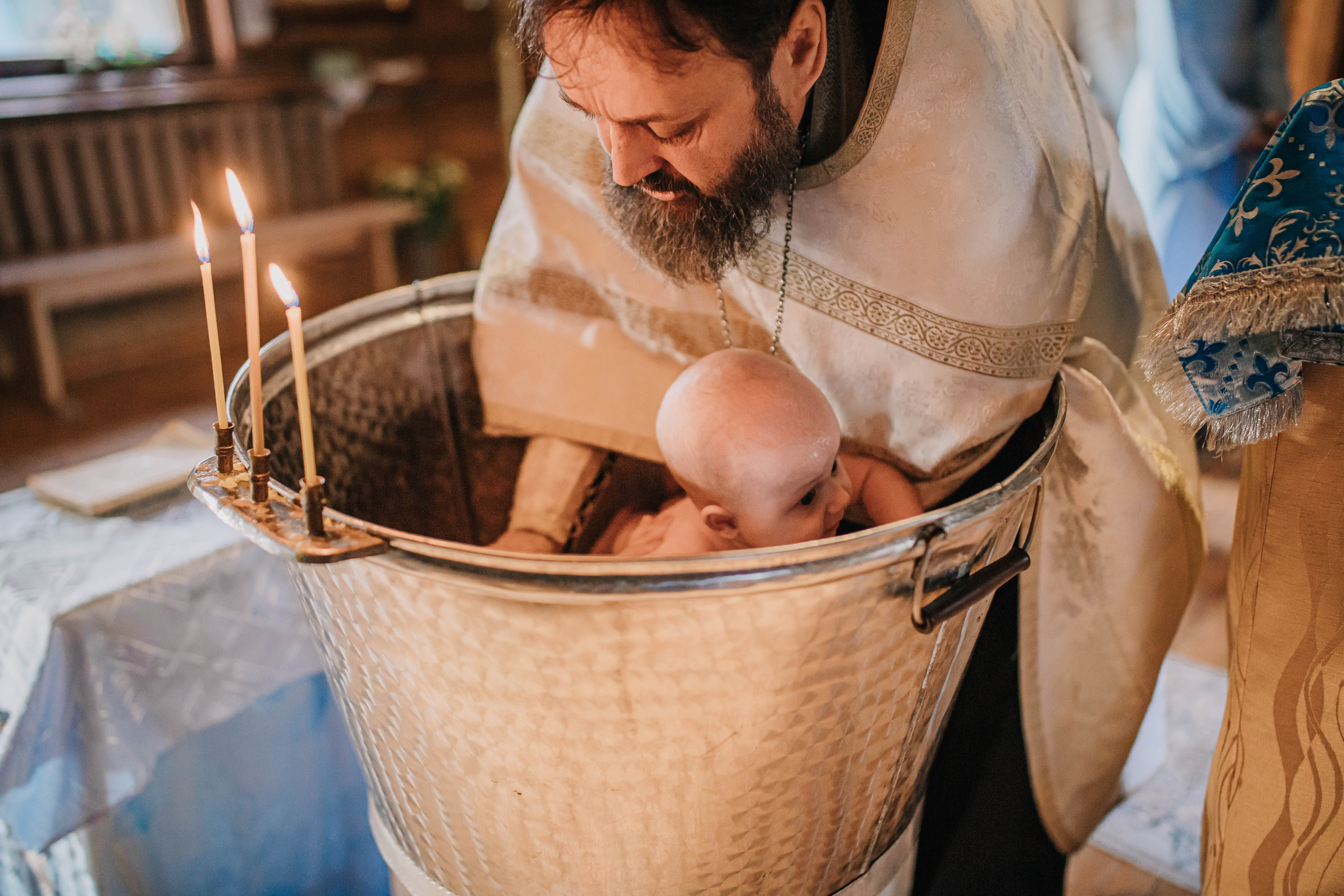 Крещение Дмитрия. Фотограф Дарья Маташкова