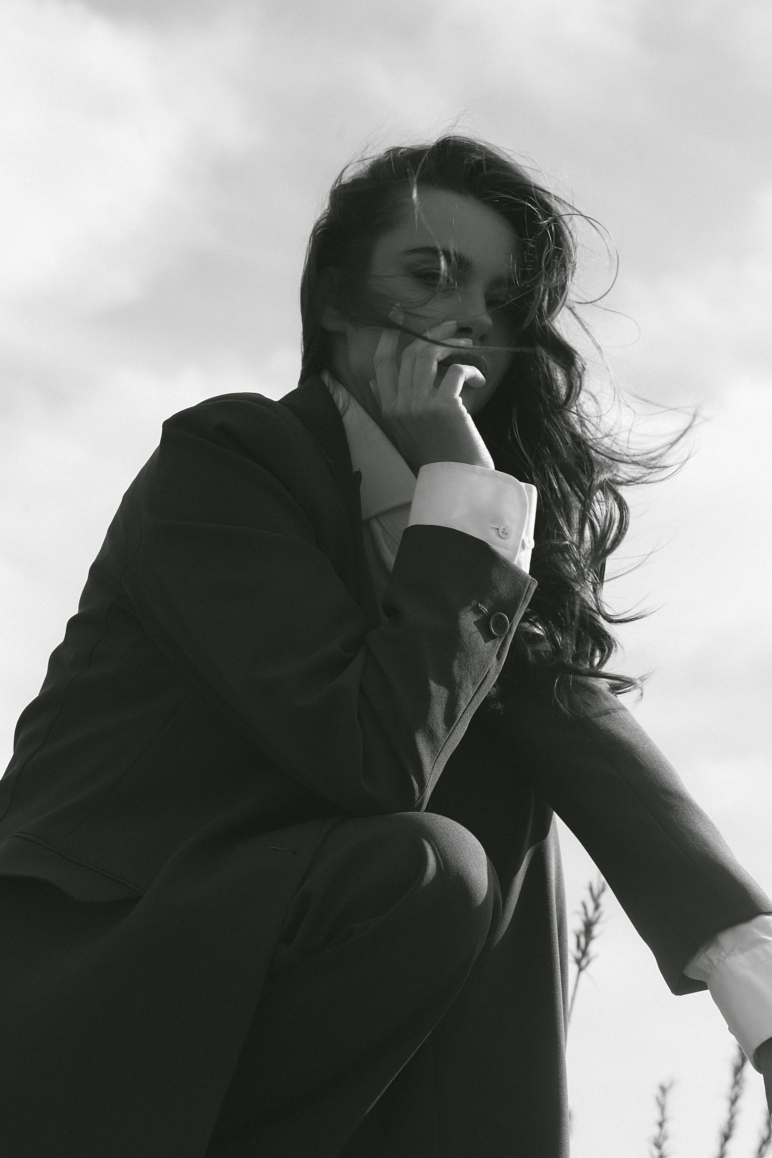 Мария, съемка на берегу