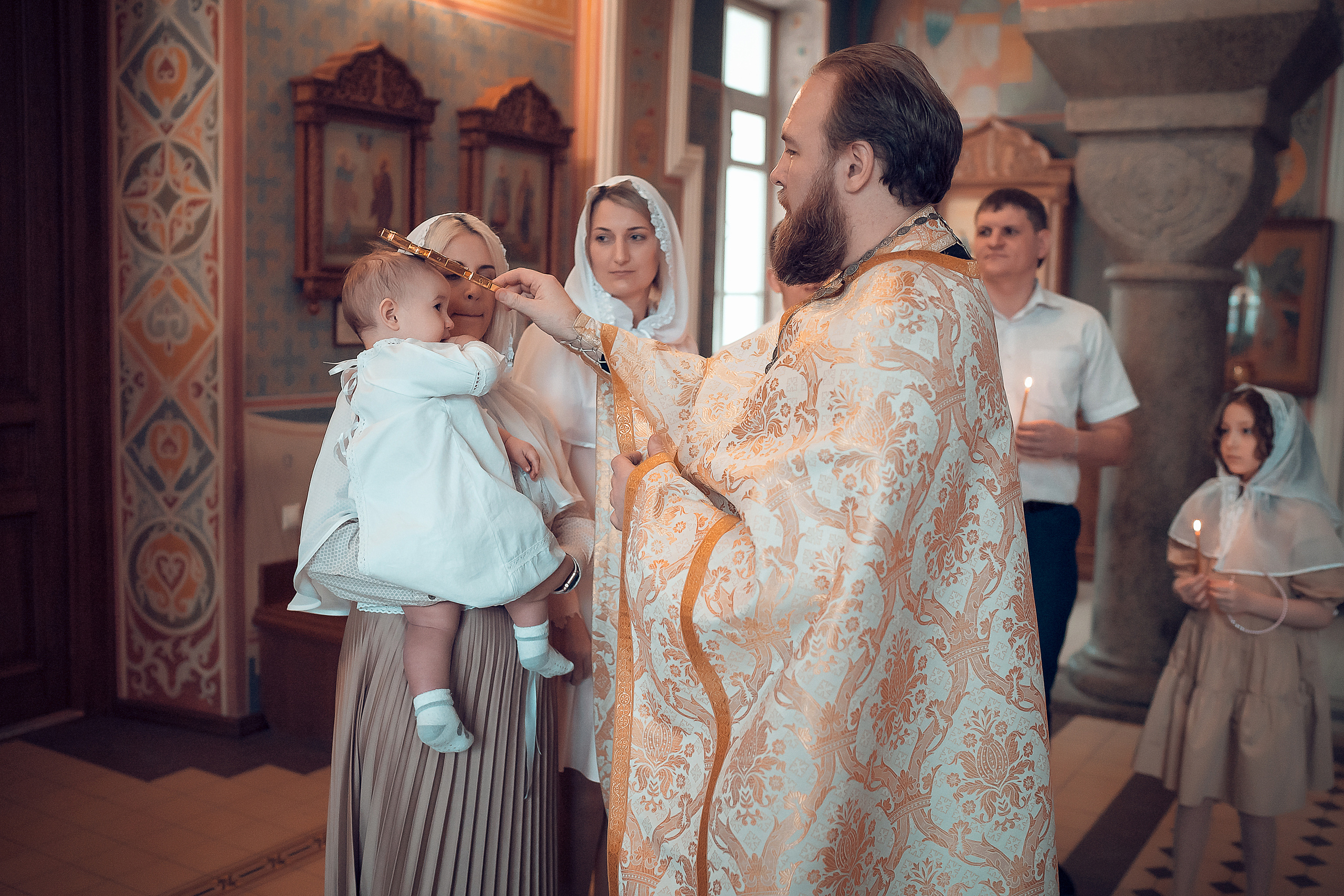 Крещение Марка Храм Иоанна Предтечи Красноярск. Фотограф на Крещение и Венчание в Красноярске Рамазанова Юлия