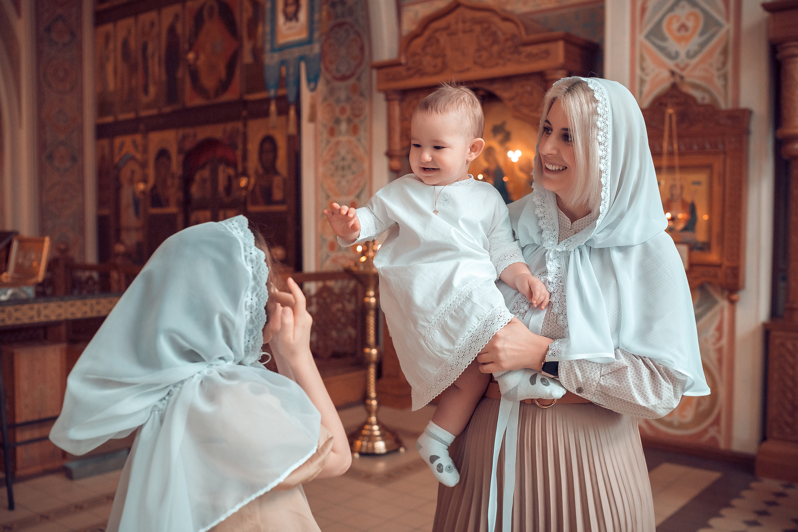 Крещение Марка Храм Иоанна Предтечи Красноярск. Фотограф на Крещение и Венчание в Красноярске Рамазанова Юлия