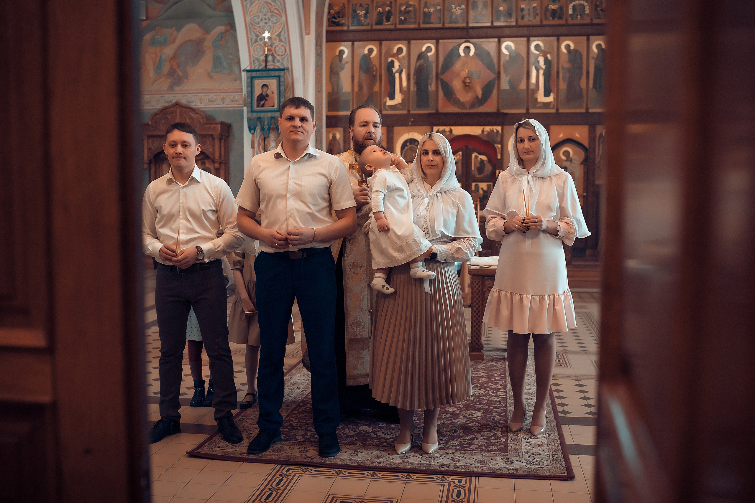 Крещение Марка Храм Иоанна Предтечи Красноярск. Фотограф на Крещение и Венчание в Красноярске Рамазанова Юлия