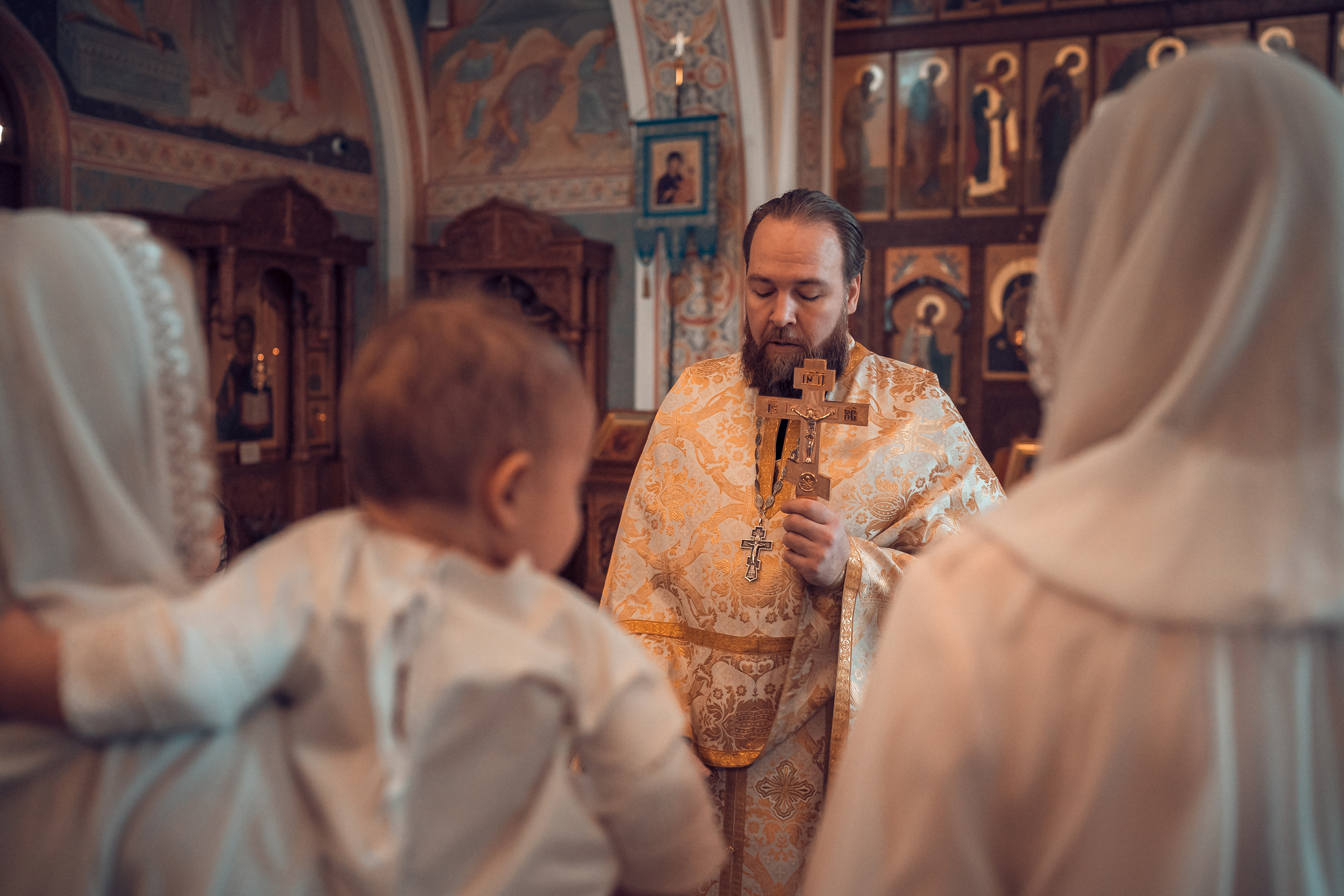 Крещение Марка Храм Иоанна Предтечи Красноярск. Фотограф на Крещение и Венчание в Красноярске Рамазанова Юлия