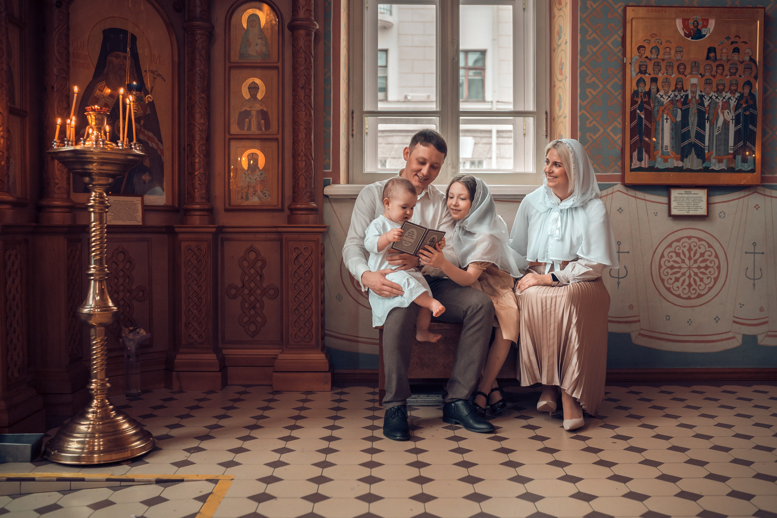 Крещение Марка Храм Иоанна Предтечи Красноярск. Фотограф на Крещение и Венчание в Красноярске Рамазанова Юлия