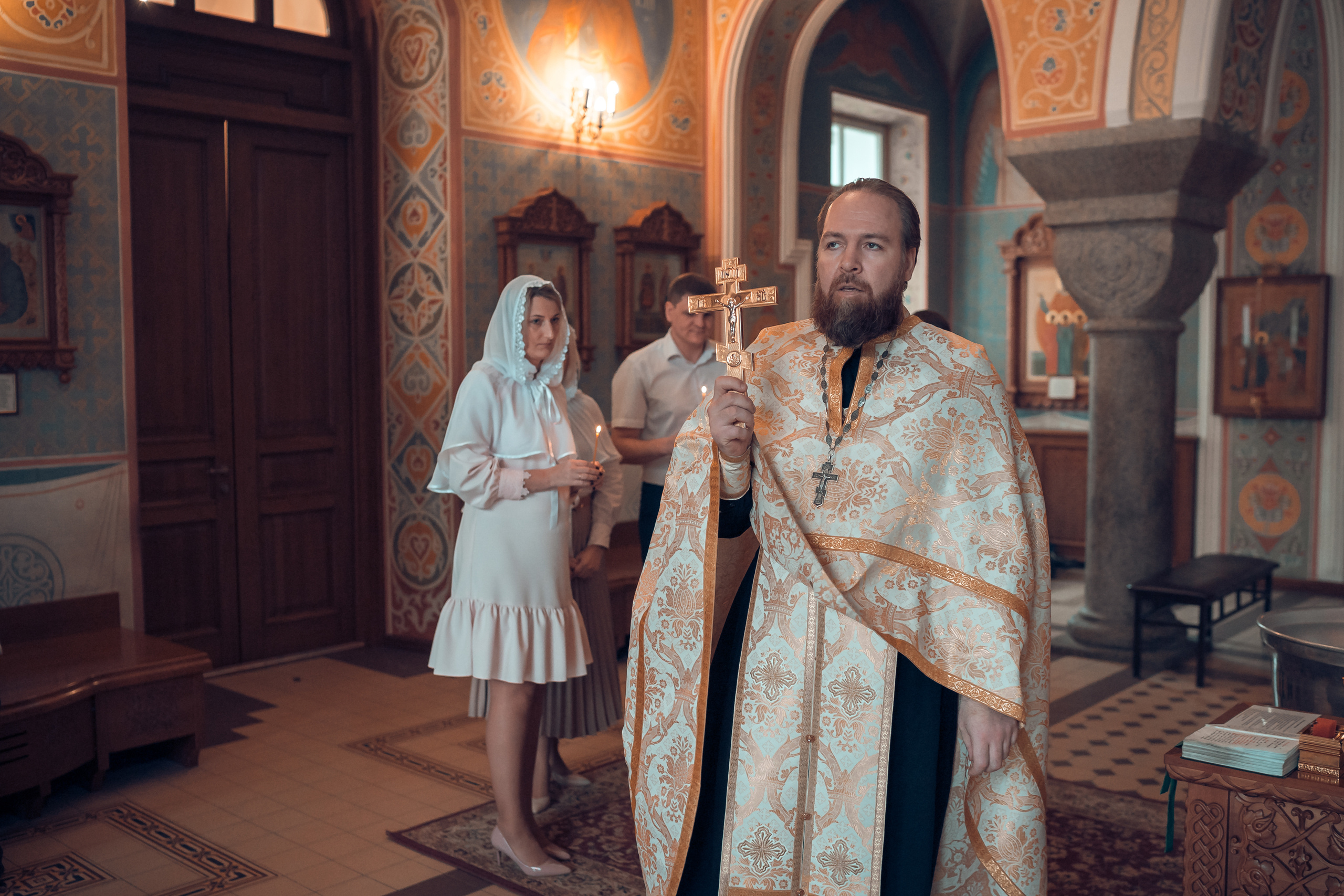 Крещение Марка Храм Иоанна Предтечи Красноярск. Фотограф на Крещение и Венчание в Красноярске Рамазанова Юлия