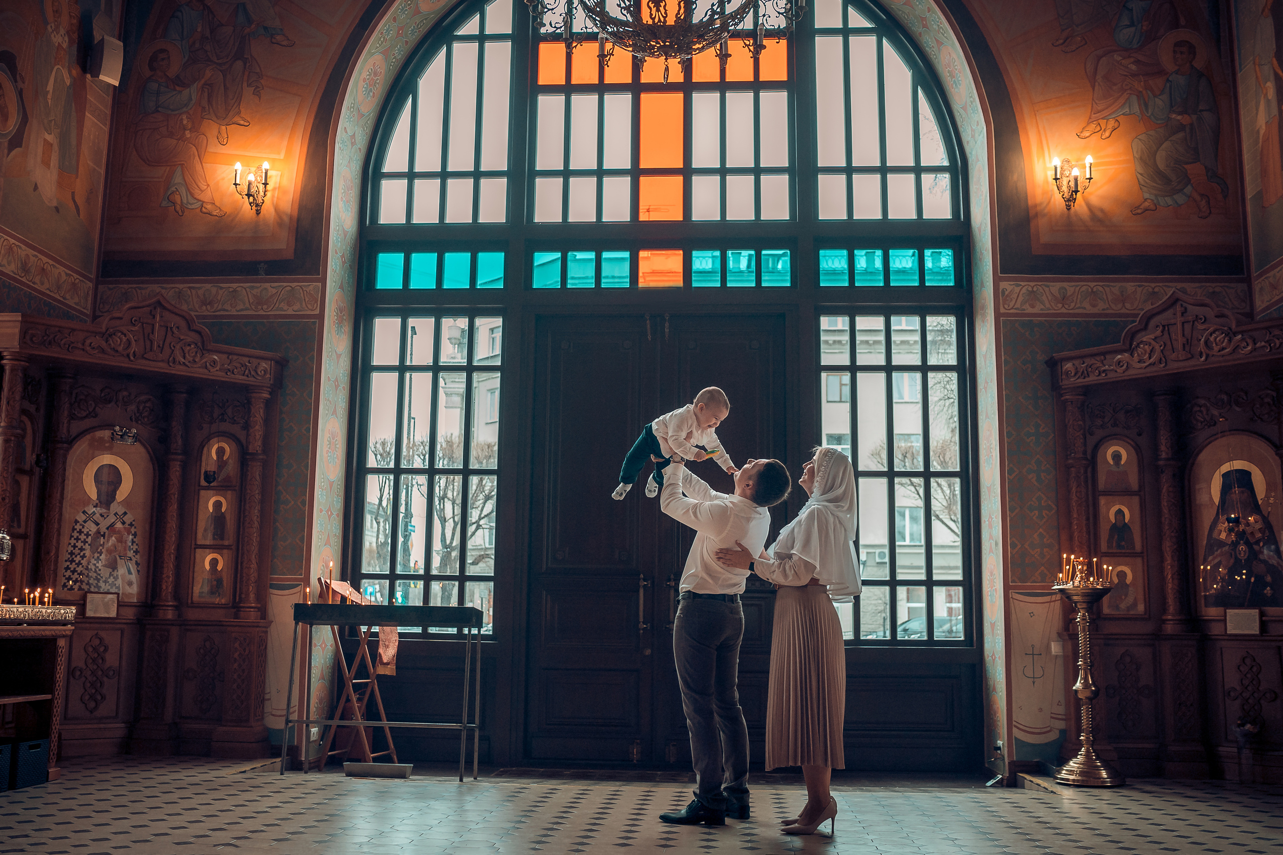 Крещение Марка Храм Иоанна Предтечи Красноярск. Фотограф на Крещение и Венчание в Красноярске Рамазанова Юлия