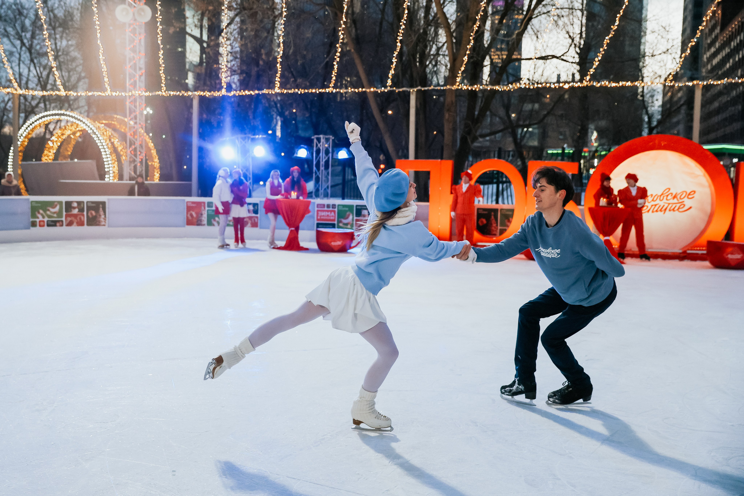 Ледовое шоу Сити каток Московское Чаепитие. Фотограф и видеограф Анна Домашенко