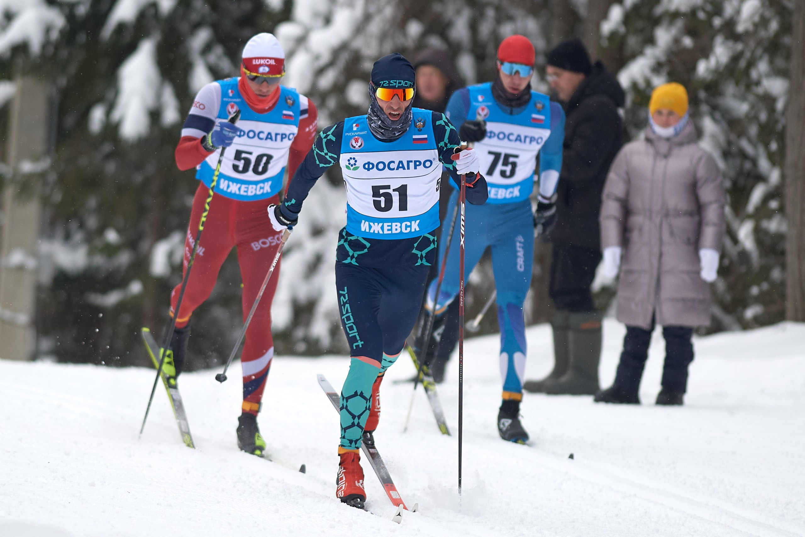VI этап ФосАгро Кубка России по лыжным гонкам. Ижевск 25.01.2025 и 26.01.2025. Спортивный репортажный фотограф в Ижевске Сергей Мерзляков