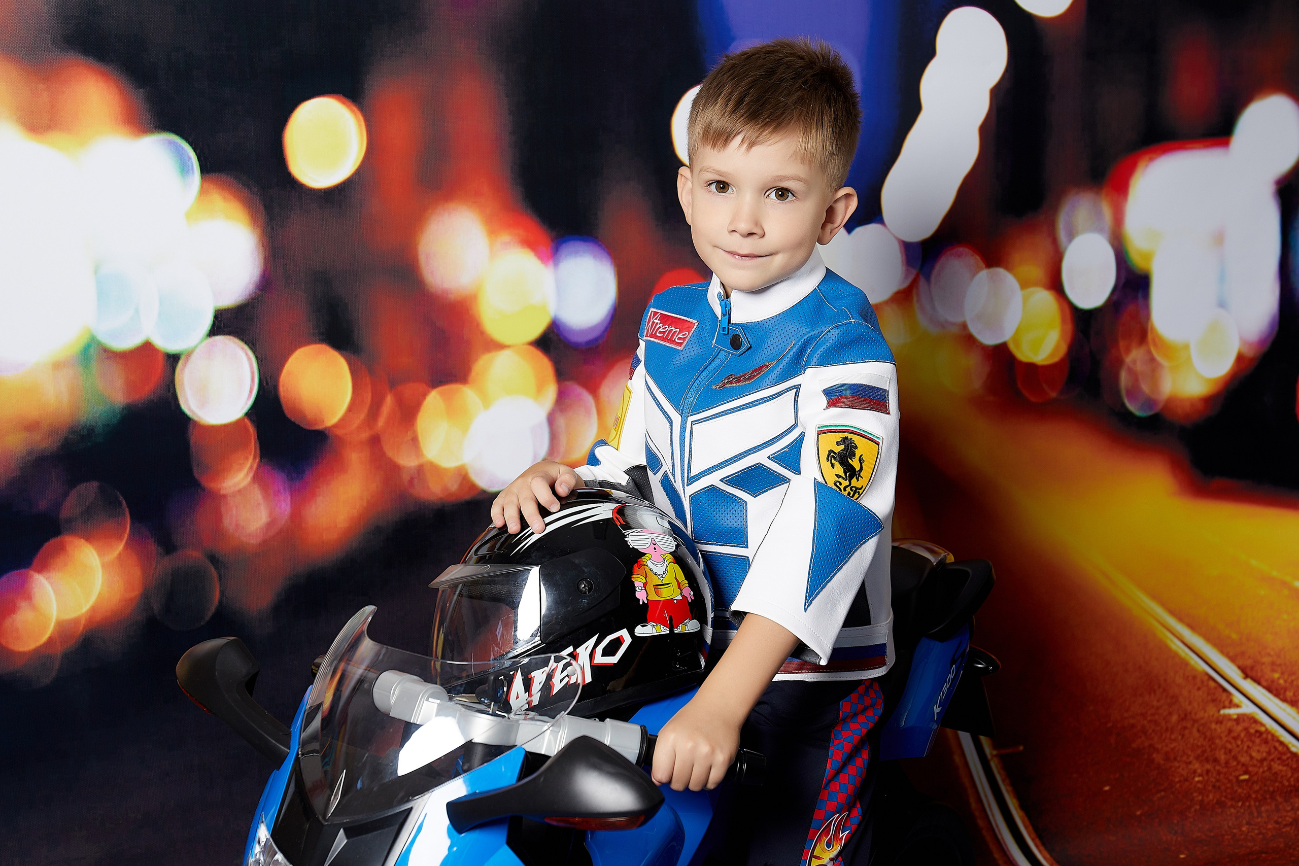 Байкер. Детская выездная фотостудия