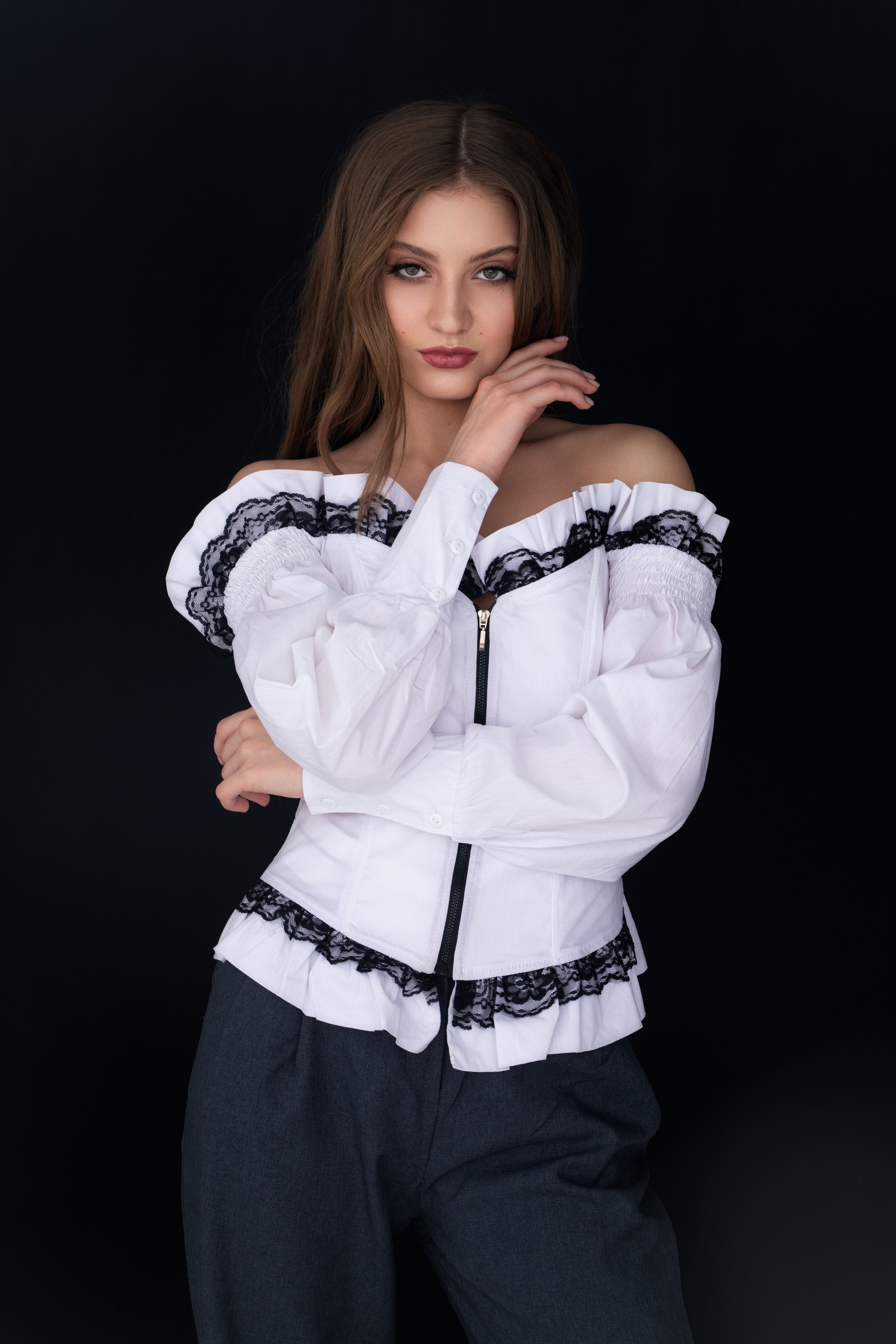 Фотосет с Ангелиной в студии на циклораме в формате для «себя»